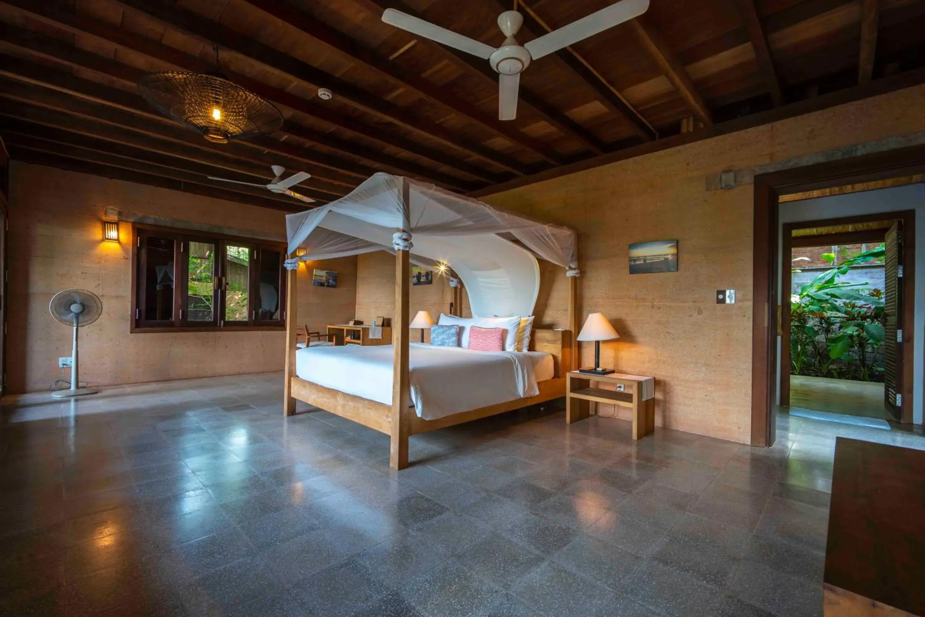 Bed in Mango Bay Resort