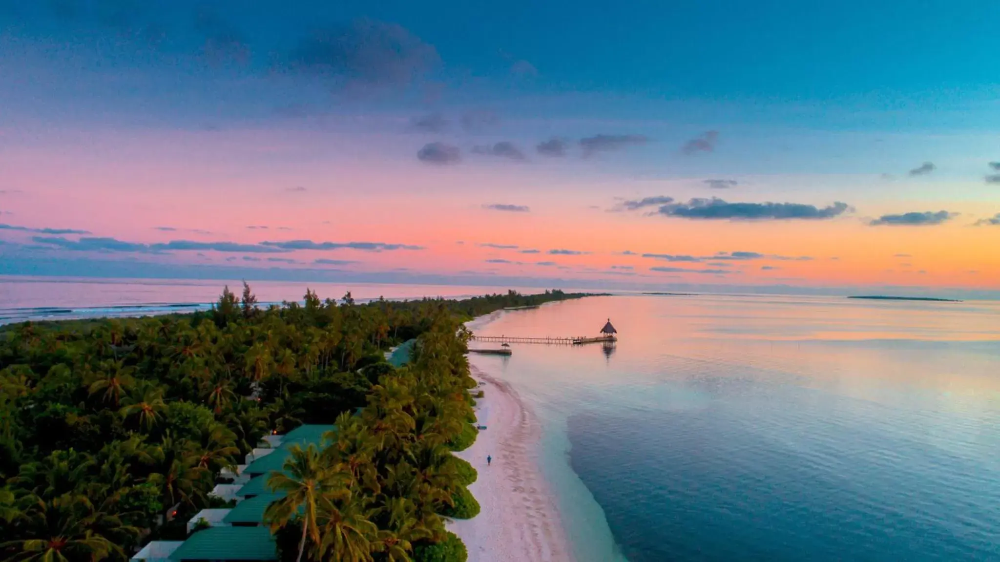 Sunset in Canareef Resort Maldives
