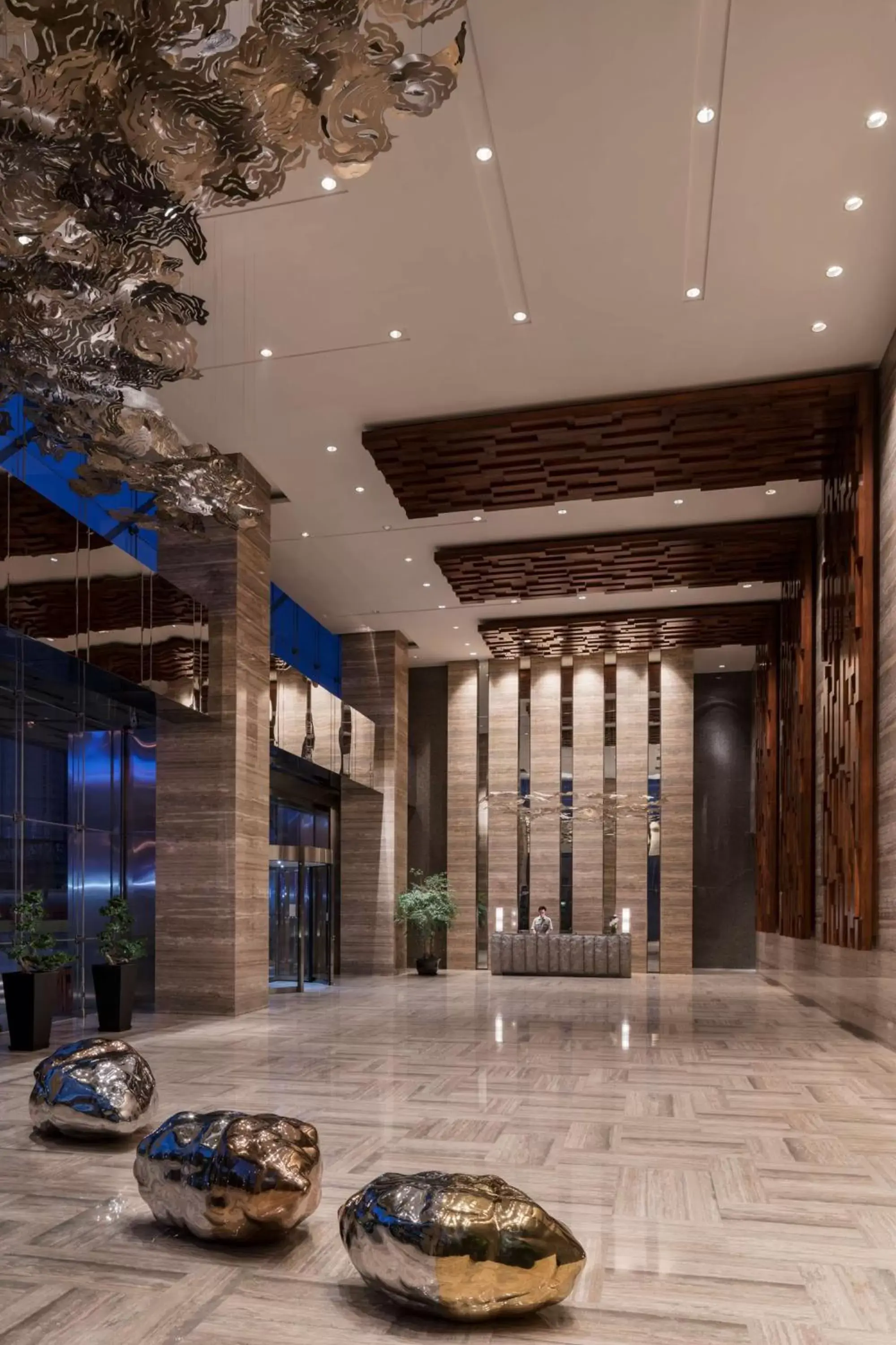 Lobby or reception in Hyatt Regency Shanghai Wujiaochang Lobby or reception in Hyatt Regency Shanghai Wujiaochang