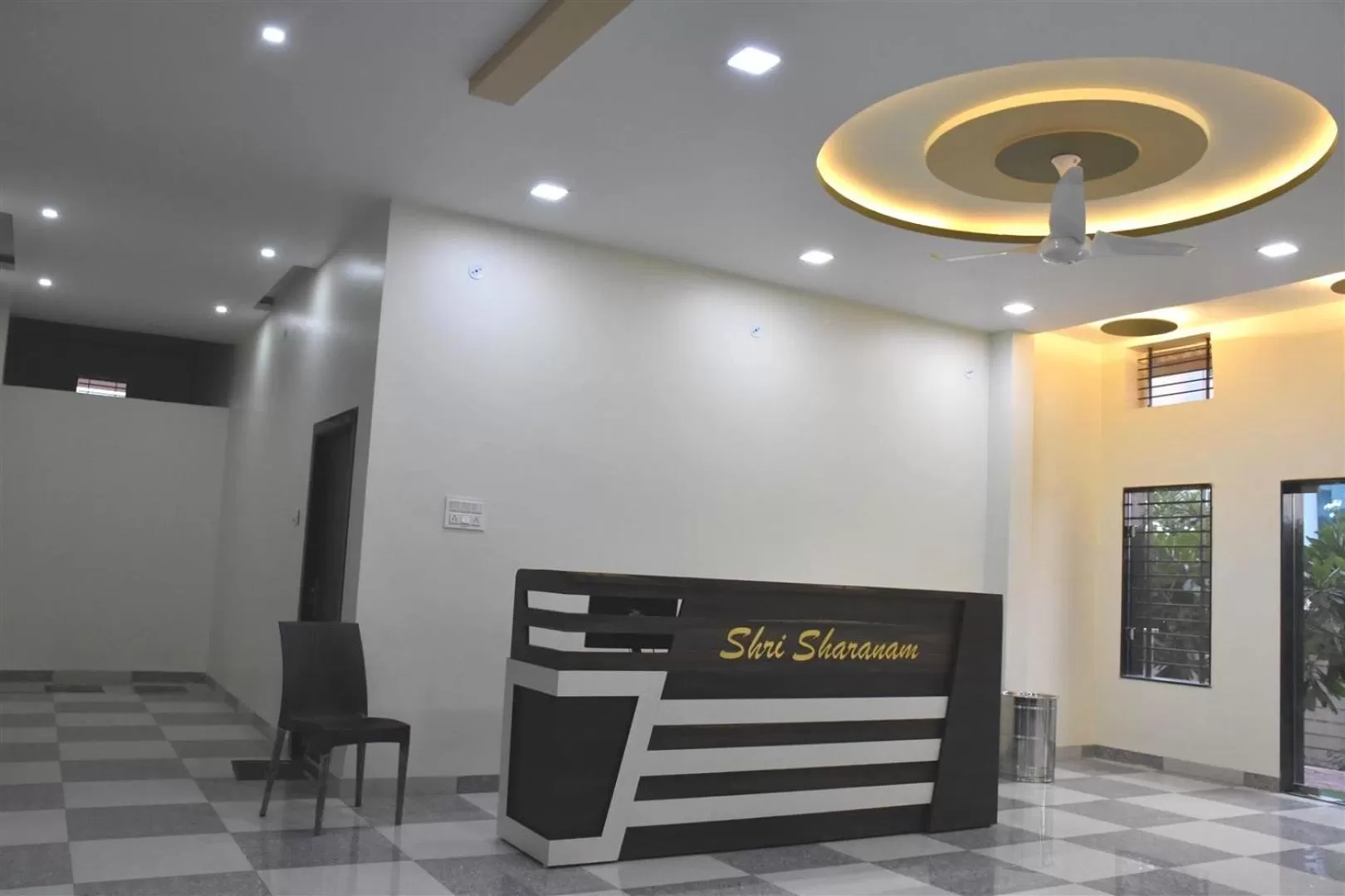 Lobby or reception in Hotel Shri Sharanam