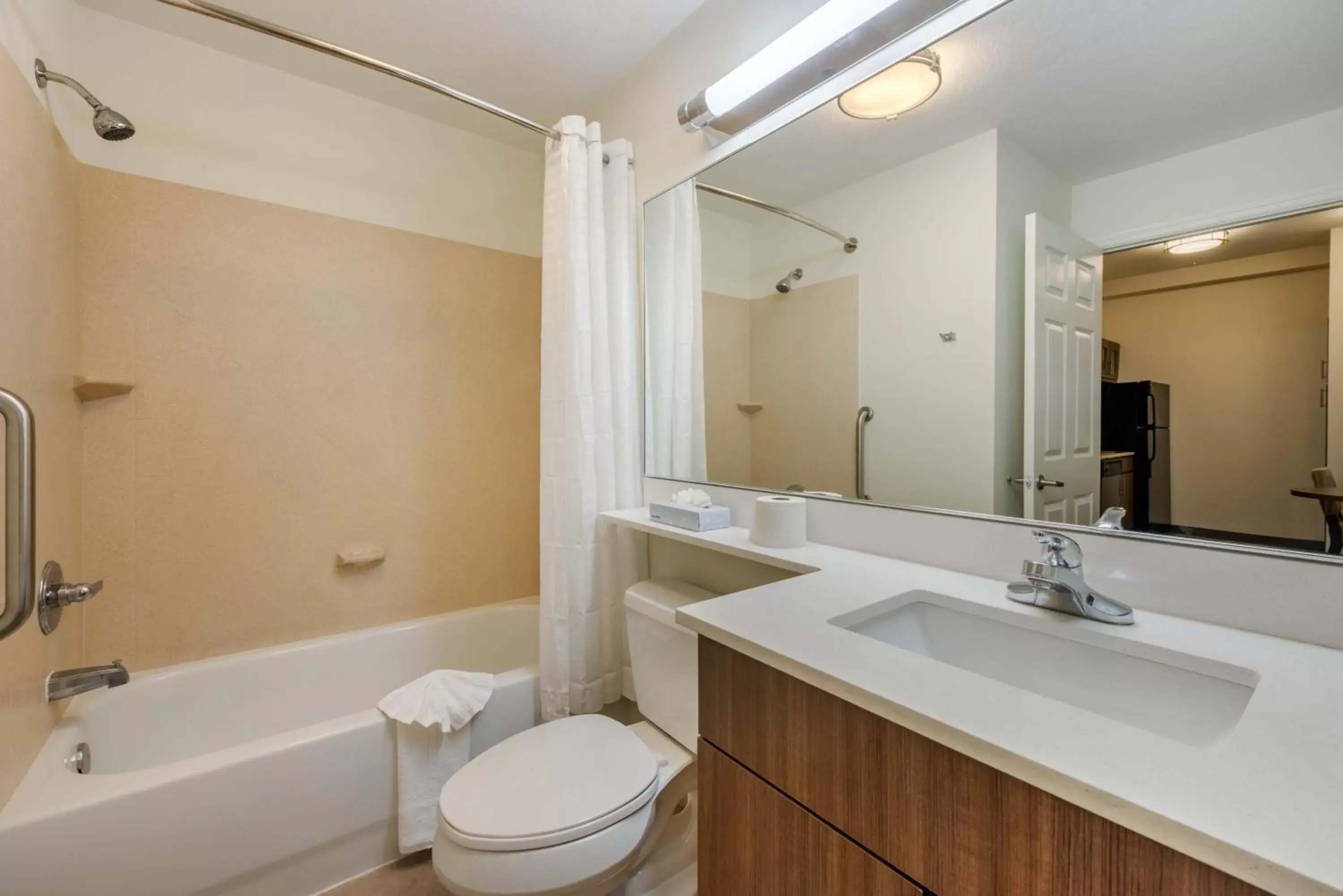 Bathroom in Candlewood Suites Fort Myers/Sanibel Gateway, an IHG Hotel