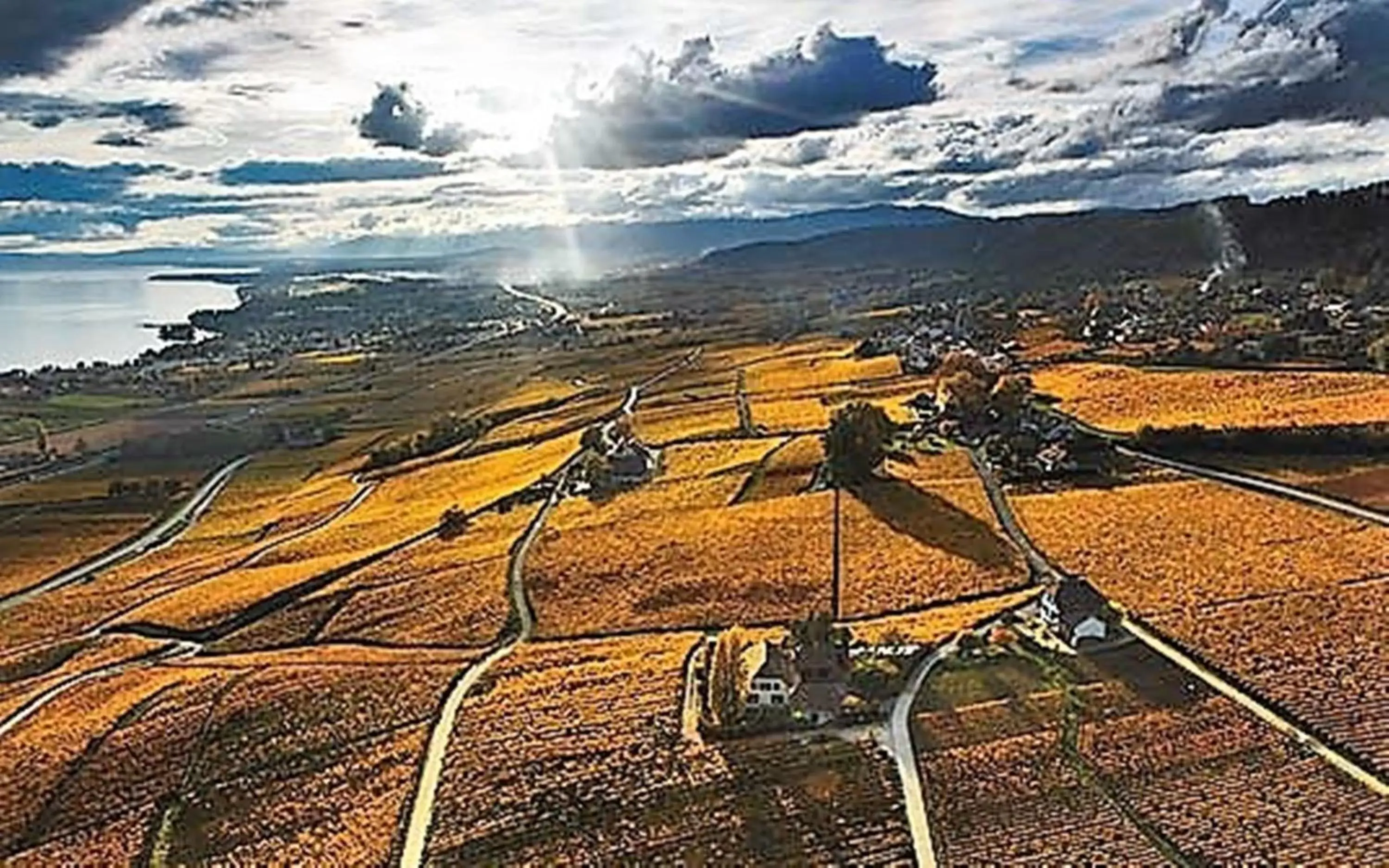 Natural landscape, Bird's-eye View in Hotel La Barcarolle