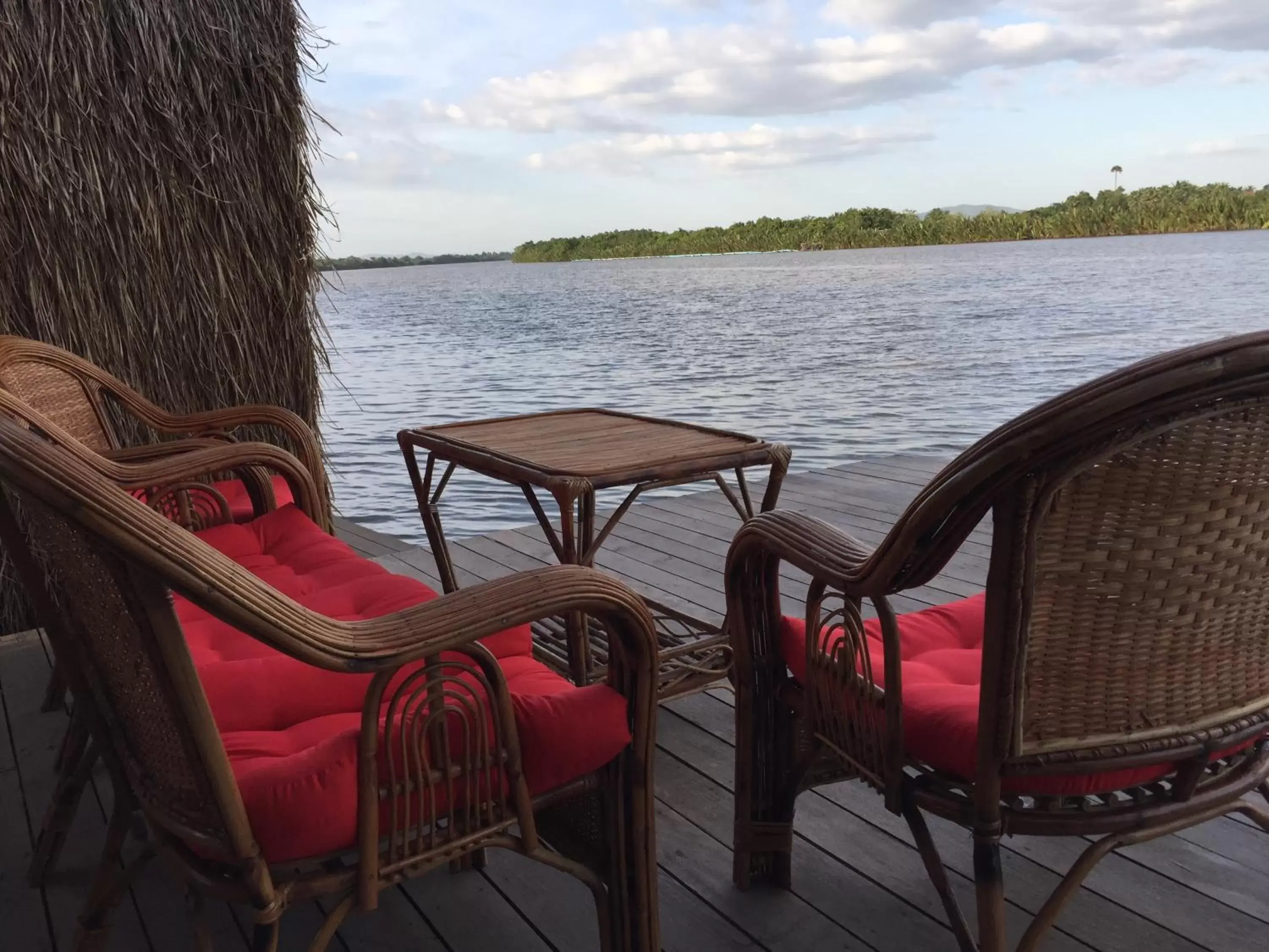 Lake view in Bamboo Bungalow