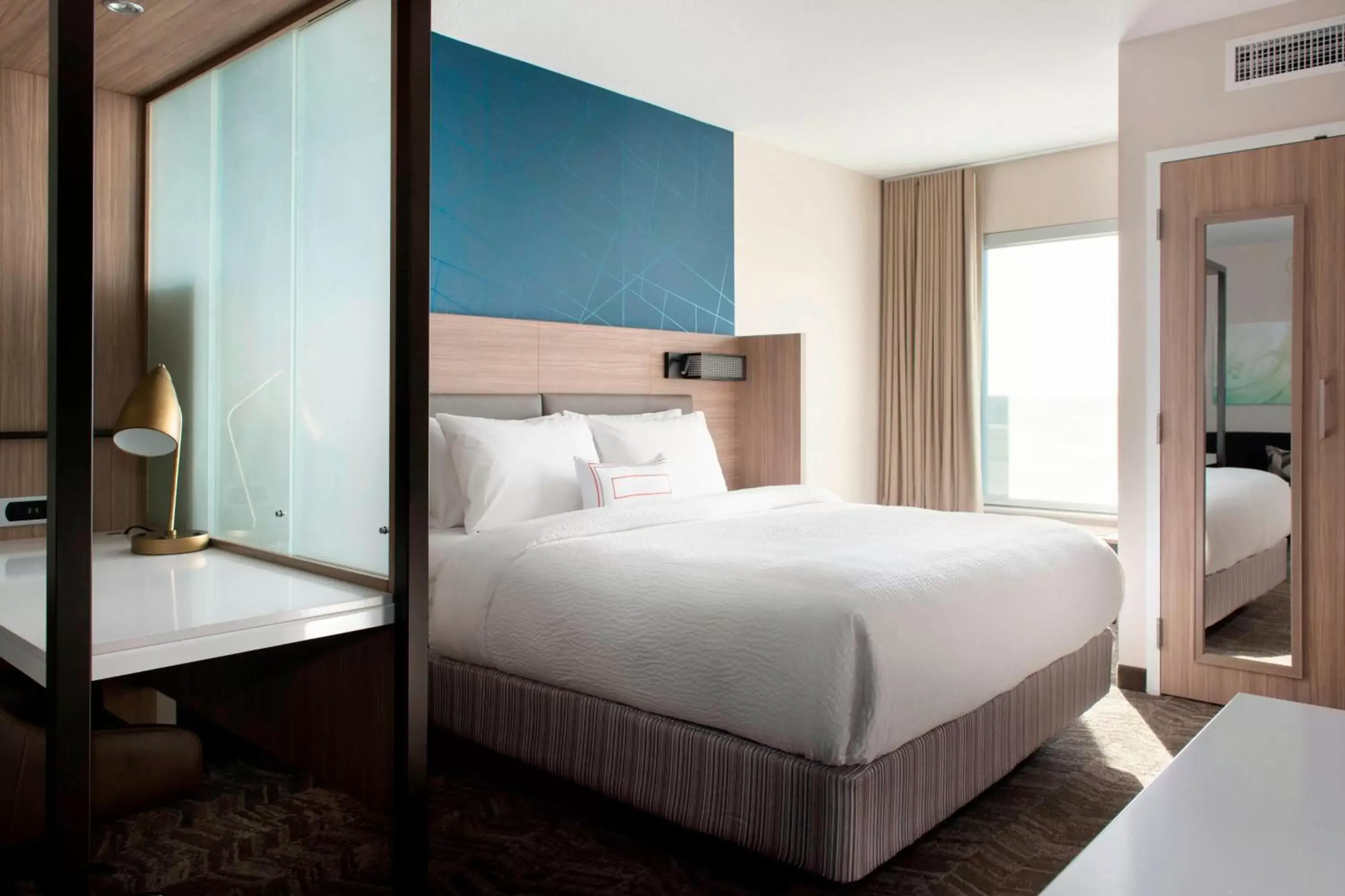 Bedroom, Bed in SpringHill Suites by Marriott Tampa Suncoast Parkway