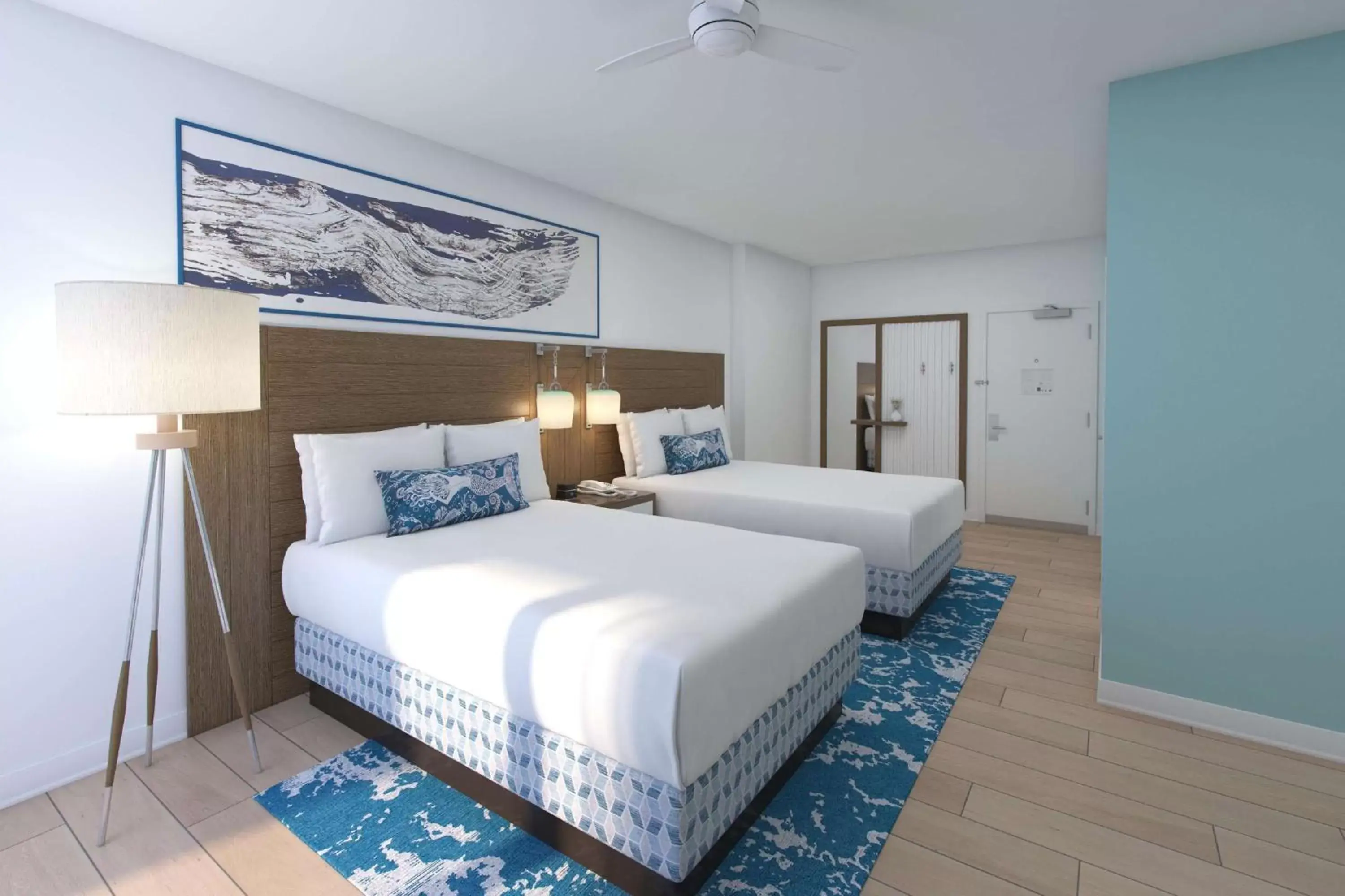 Bed in The Reach Key West, Curio Collection by Hilton Bed in The Reach Key West, Curio Collection by Hilton