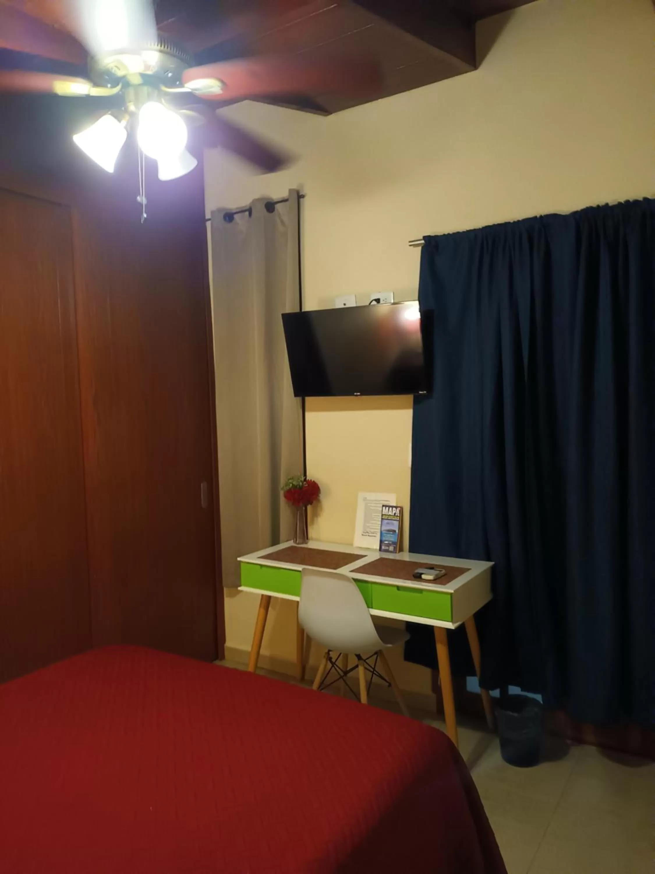 TV/Entertainment Center in Bed and Breakfast Pecarí