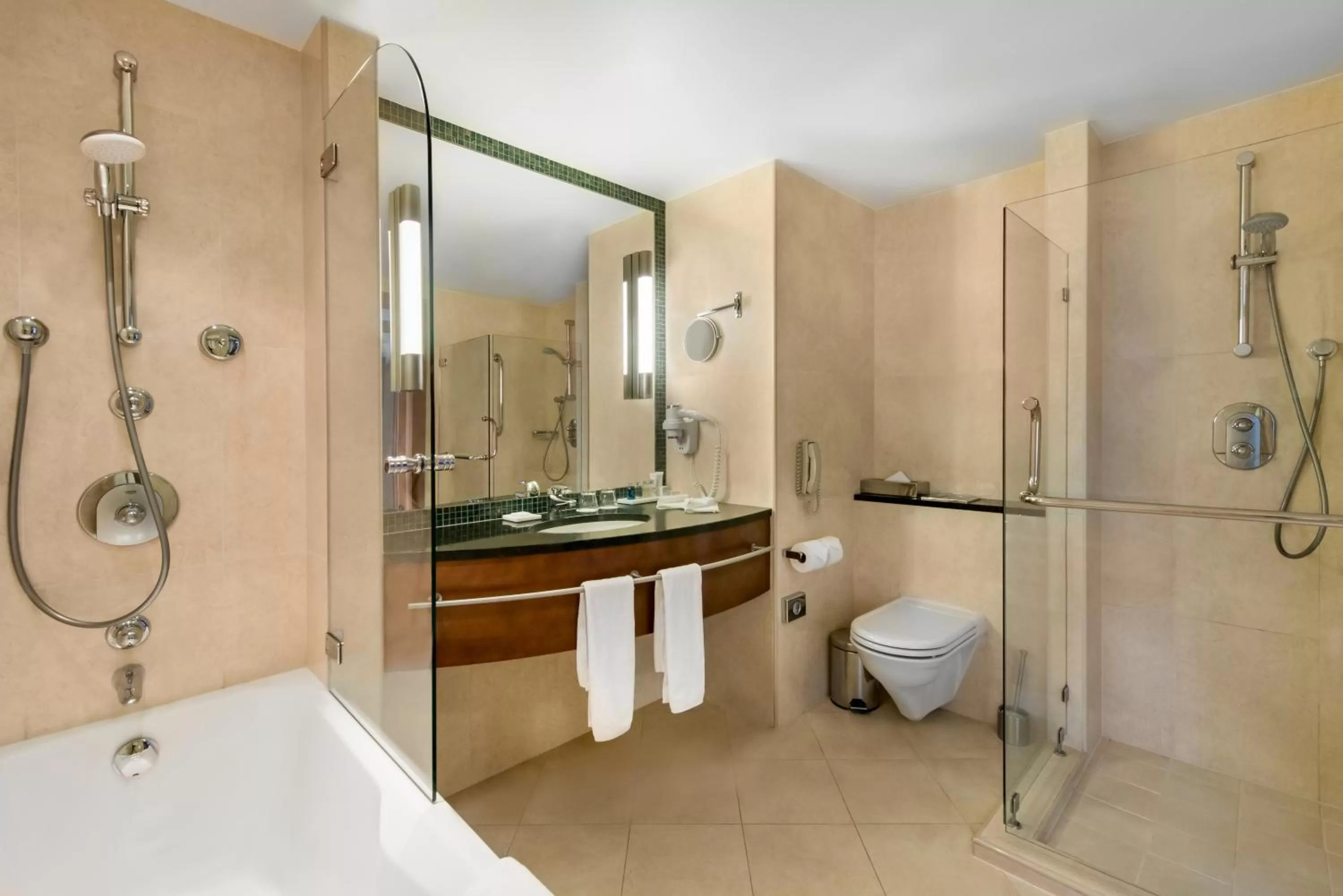 Shower in Radisson Blu Hotel Wroclaw