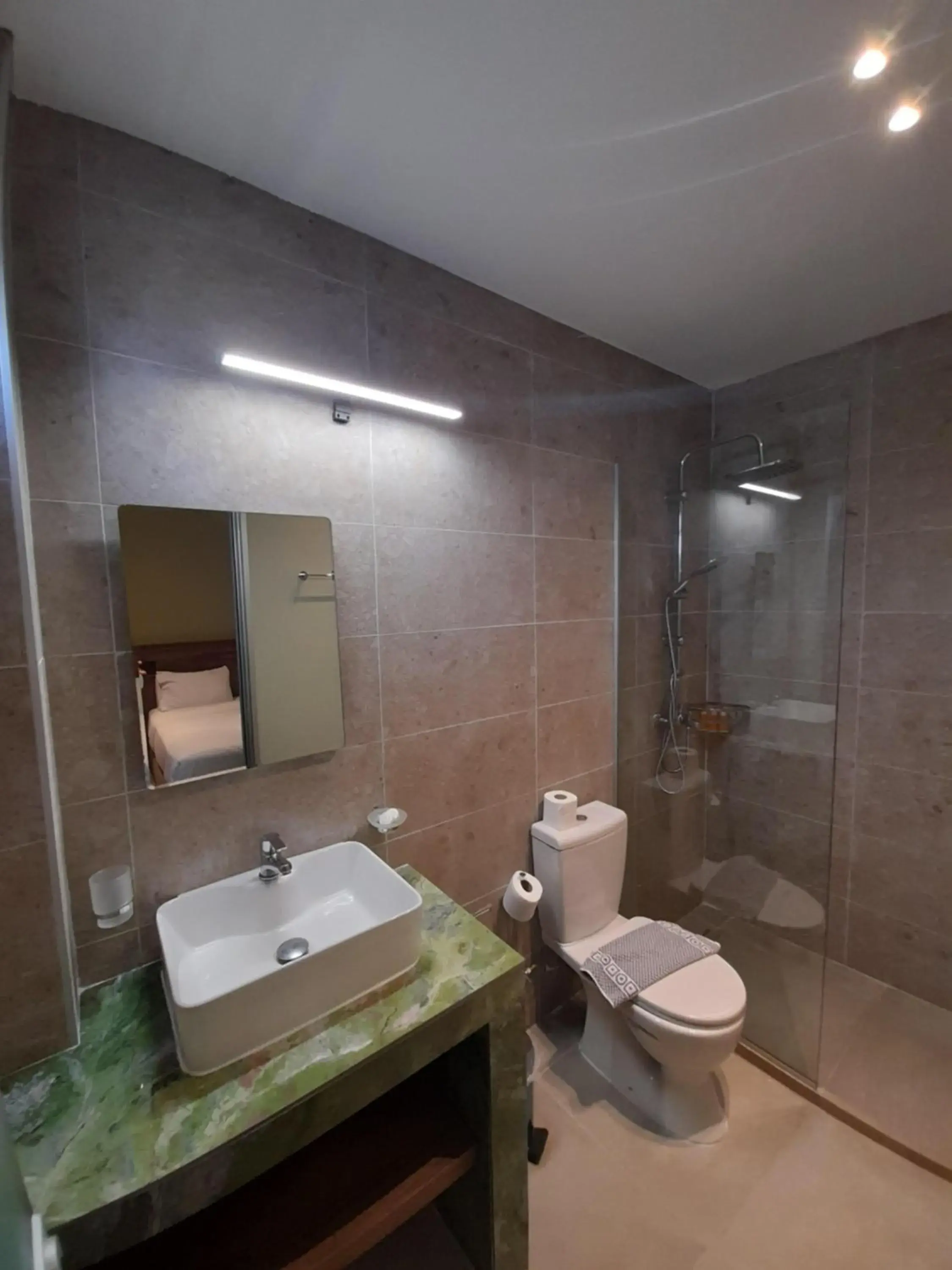 Shower, Bathroom in Astron Hotel Rhodes