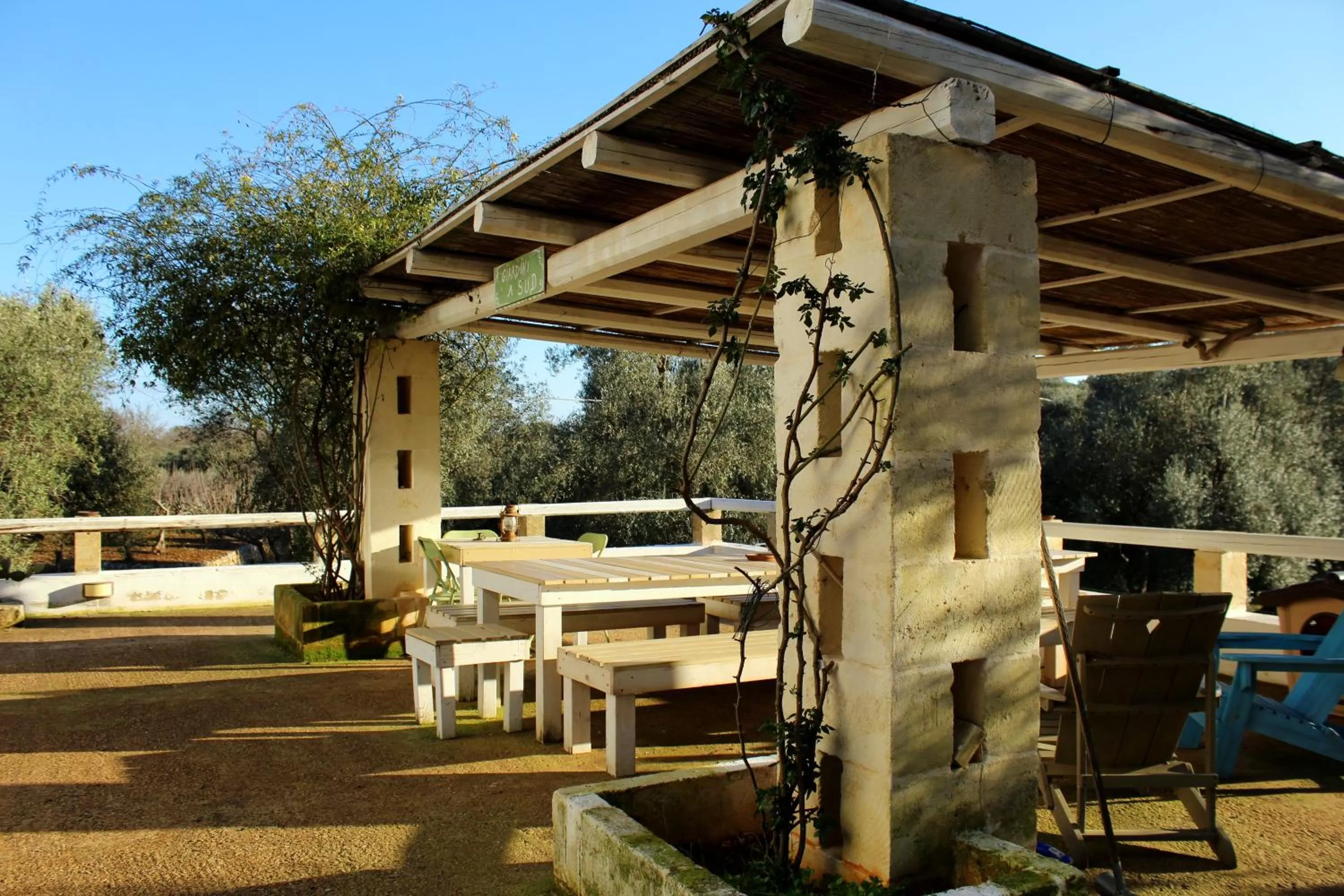 Patio, Restaurant/Places to Eat in B&B Giovannarolla Green House