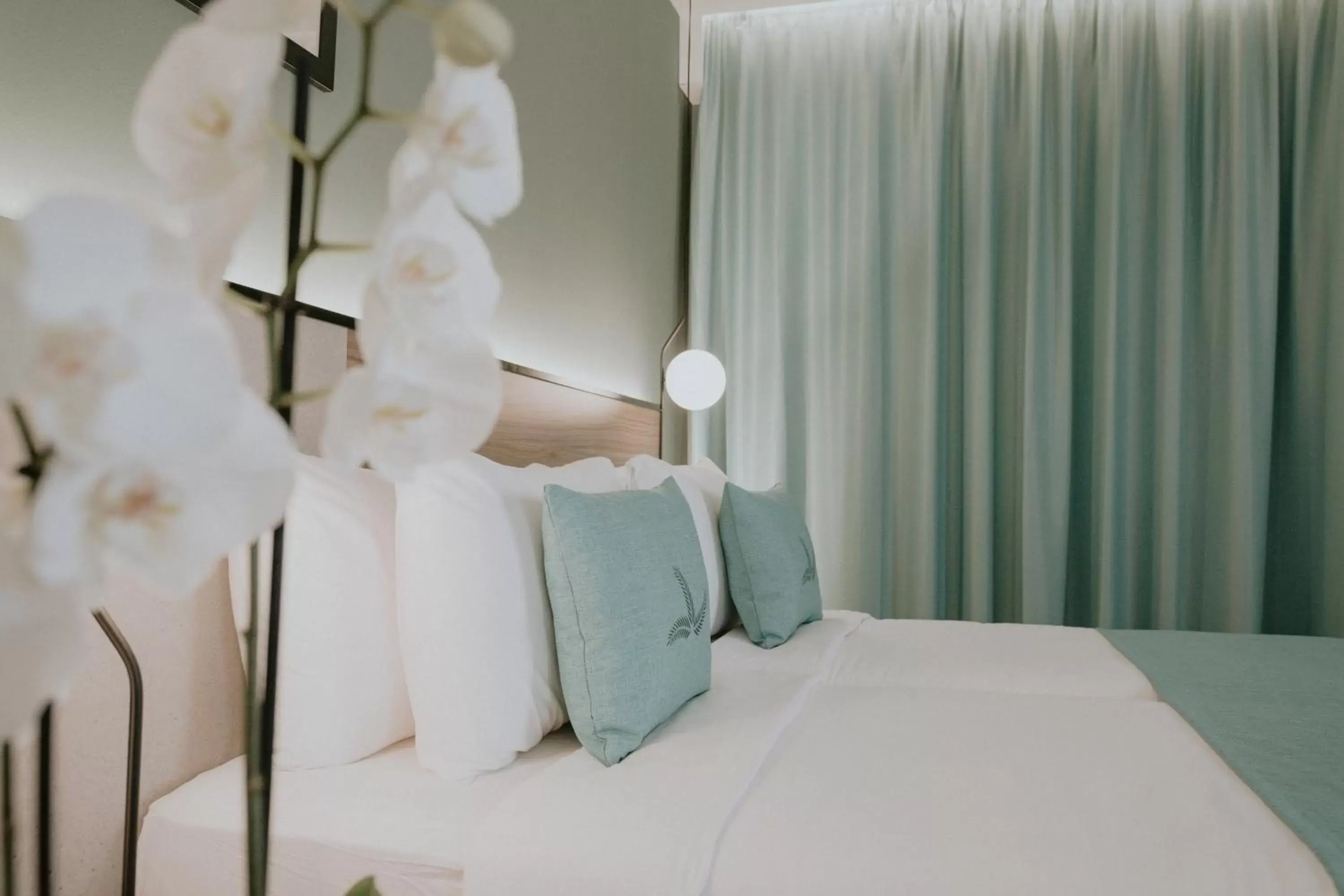 Bed in Catalina Plaza Hotel Sostenible Bed in Catalina Plaza Hotel Sostenible