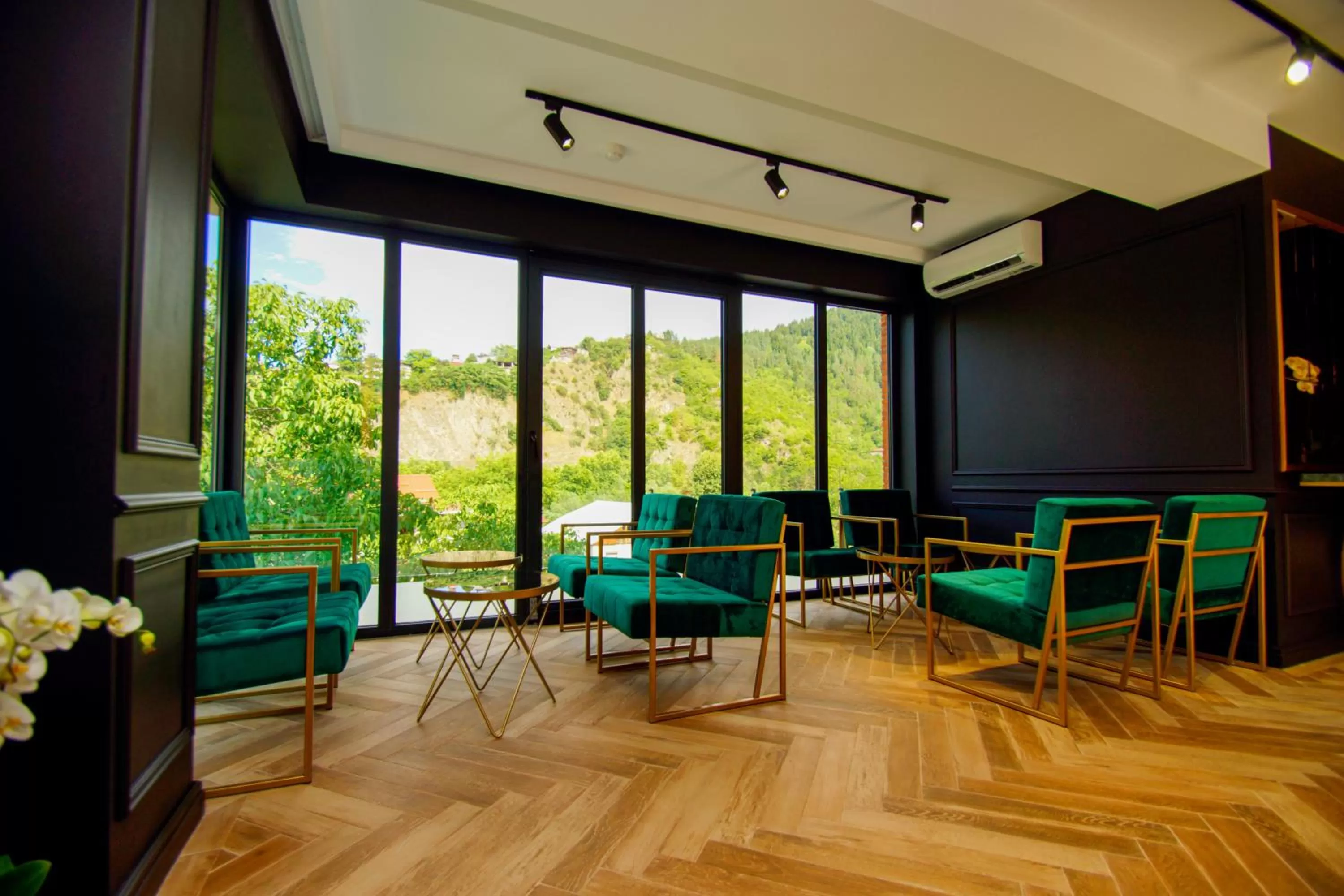 Lounge or bar in Borjomi Bridge Hotel