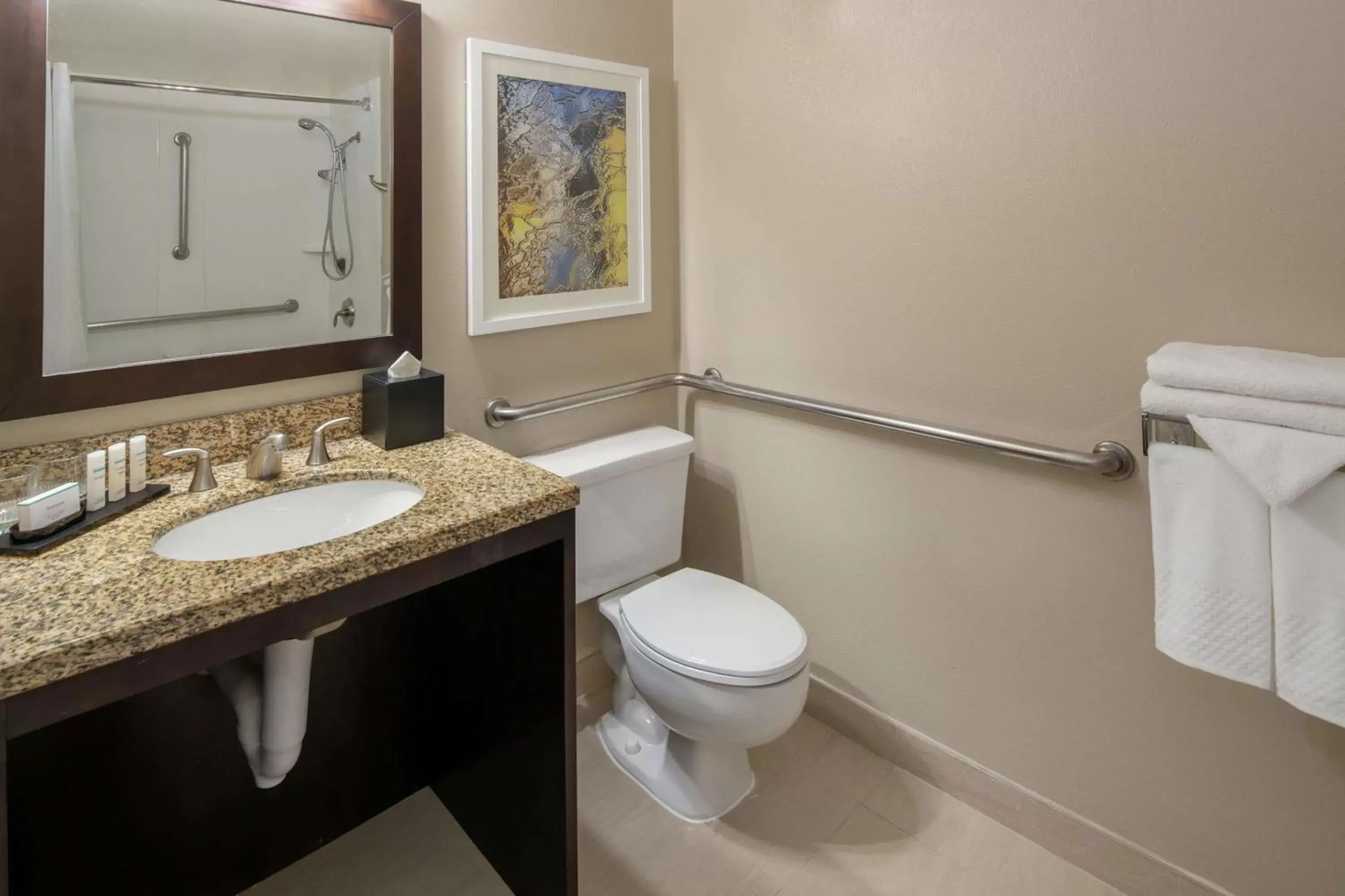 Bathroom in Embassy Suites By Hilton Seattle - Tacoma International Airport