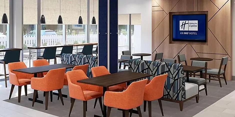 Lobby or reception, Restaurant/Places to Eat in Holiday Inn Express & Suites - Harrisonburg University Area , an IHG Hotel