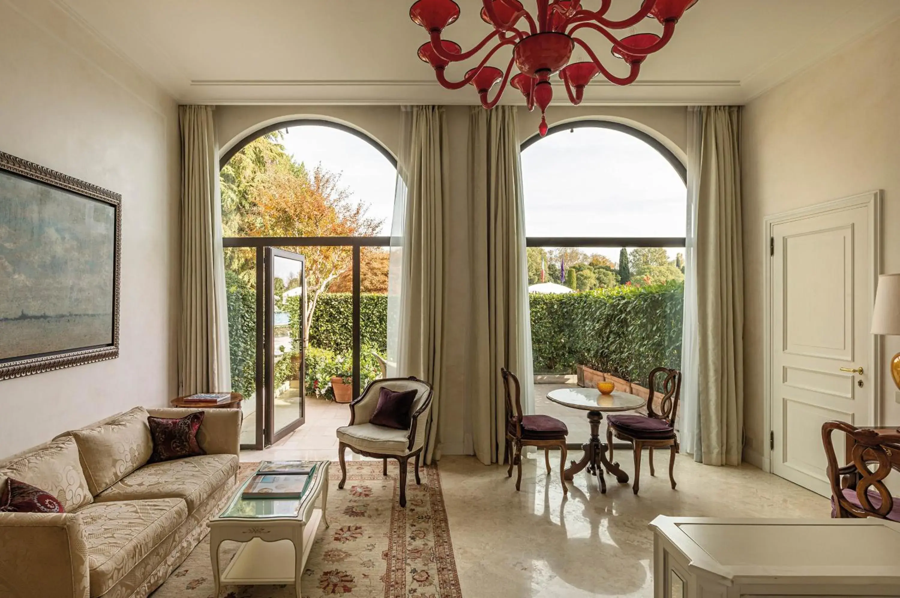 Living room, Seating Area in Hotel Cipriani, A Belmond Hotel, Venice