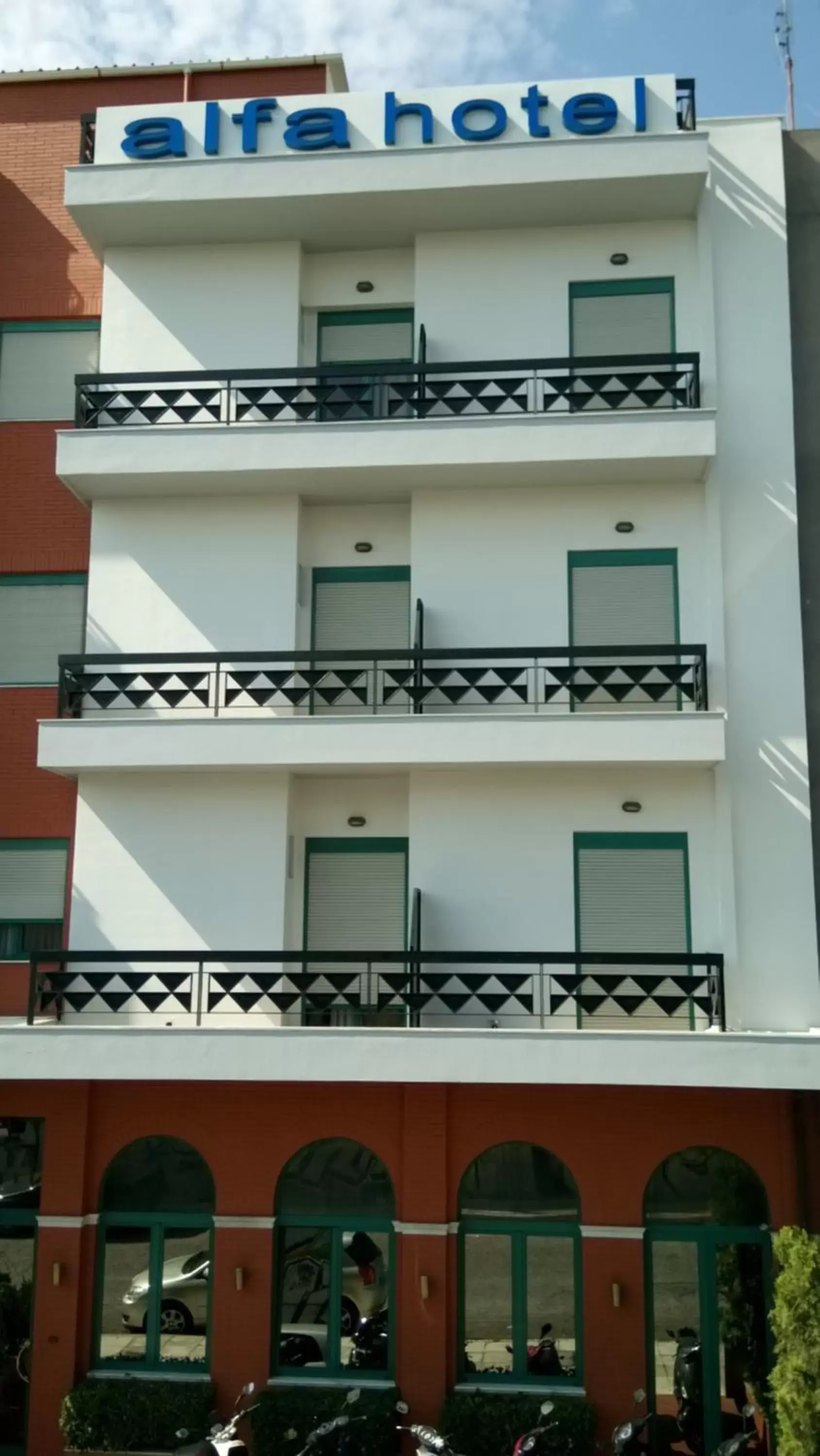 Facade/entrance, Property Building in Alfa Hotel