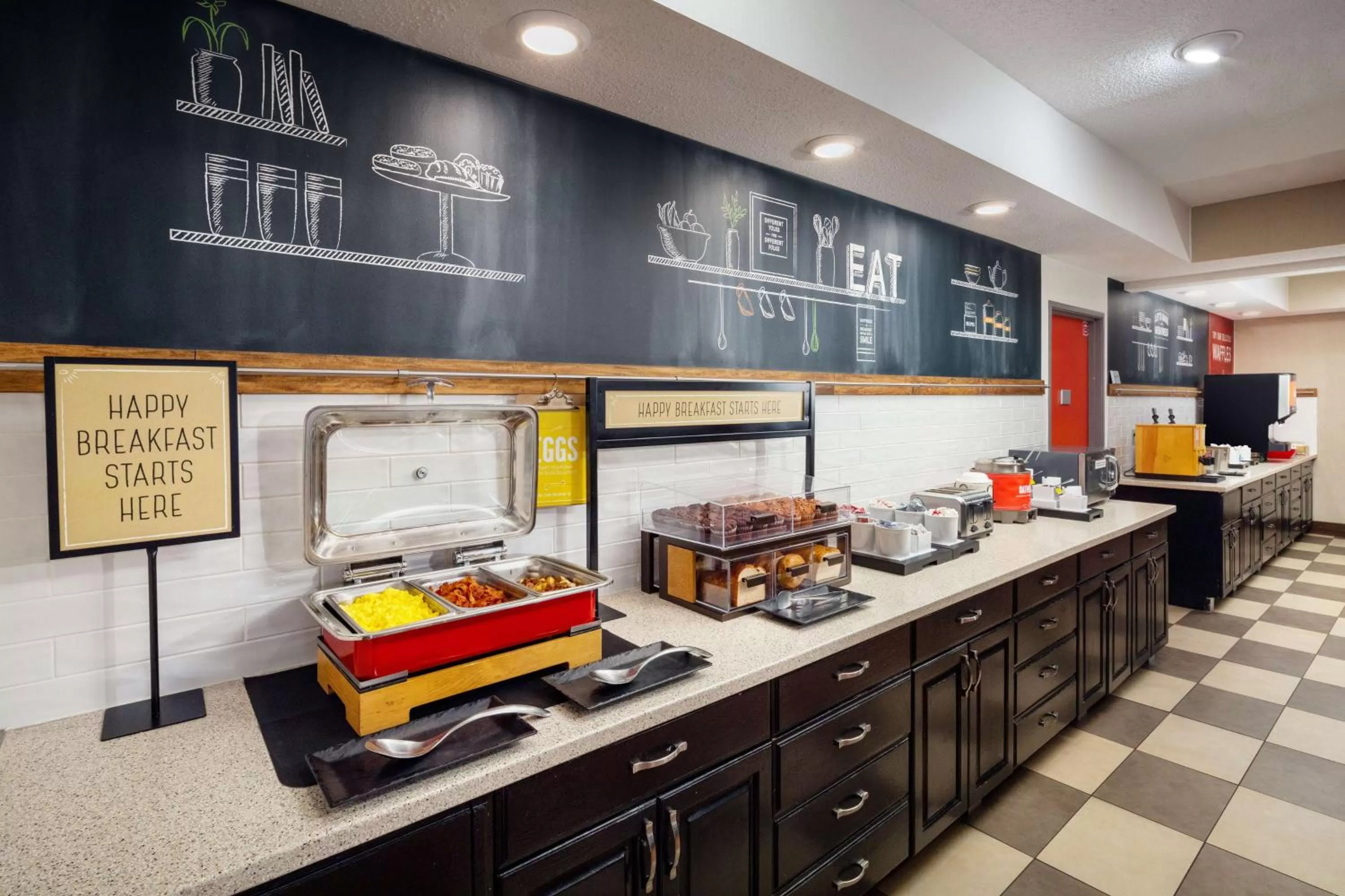 Breakfast in Hampton Inn Dayton/Fairborn