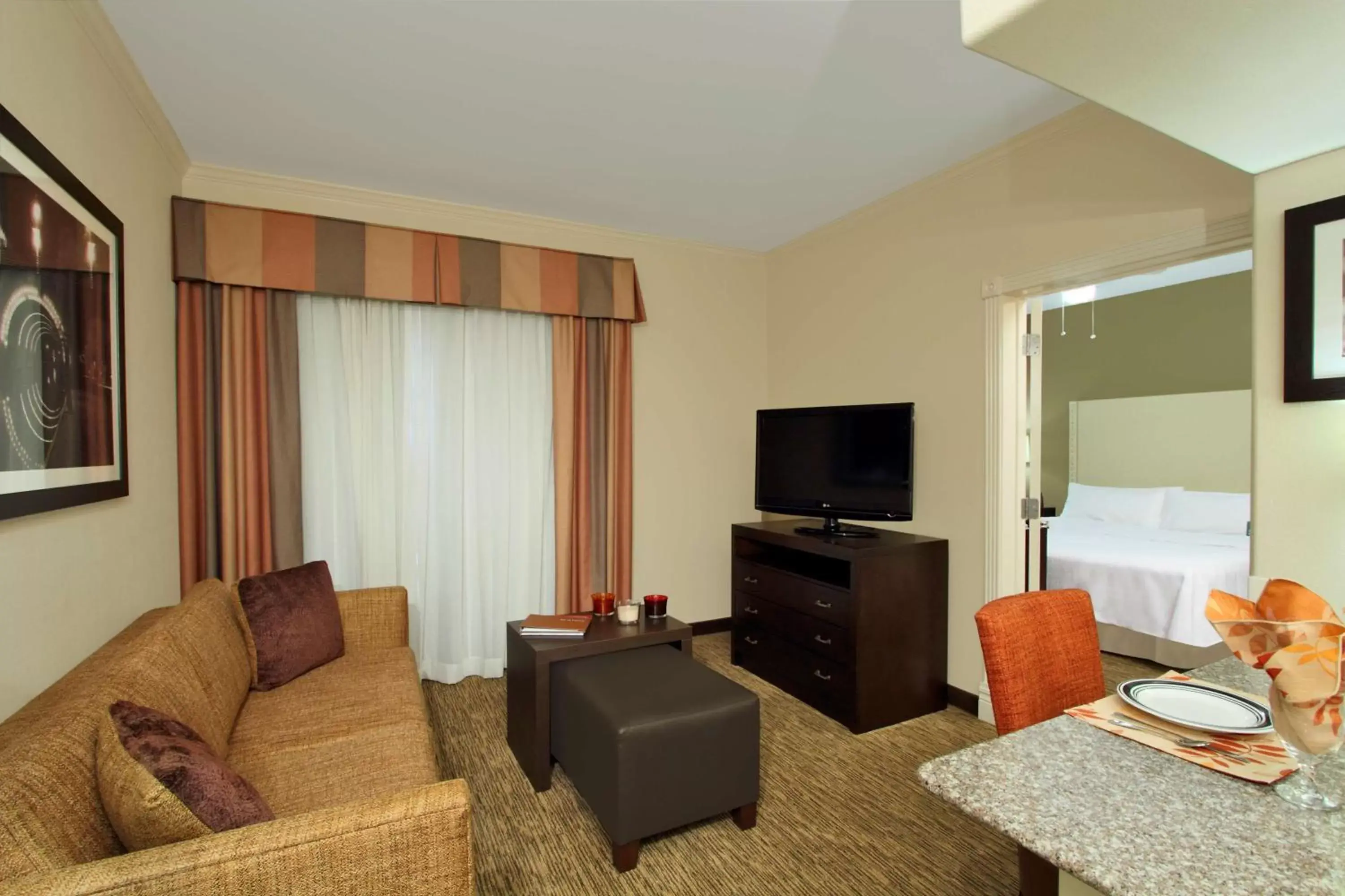 Living room, Seating Area in Homewood Suites by Hilton Houston-Woodlands-Shenandoah