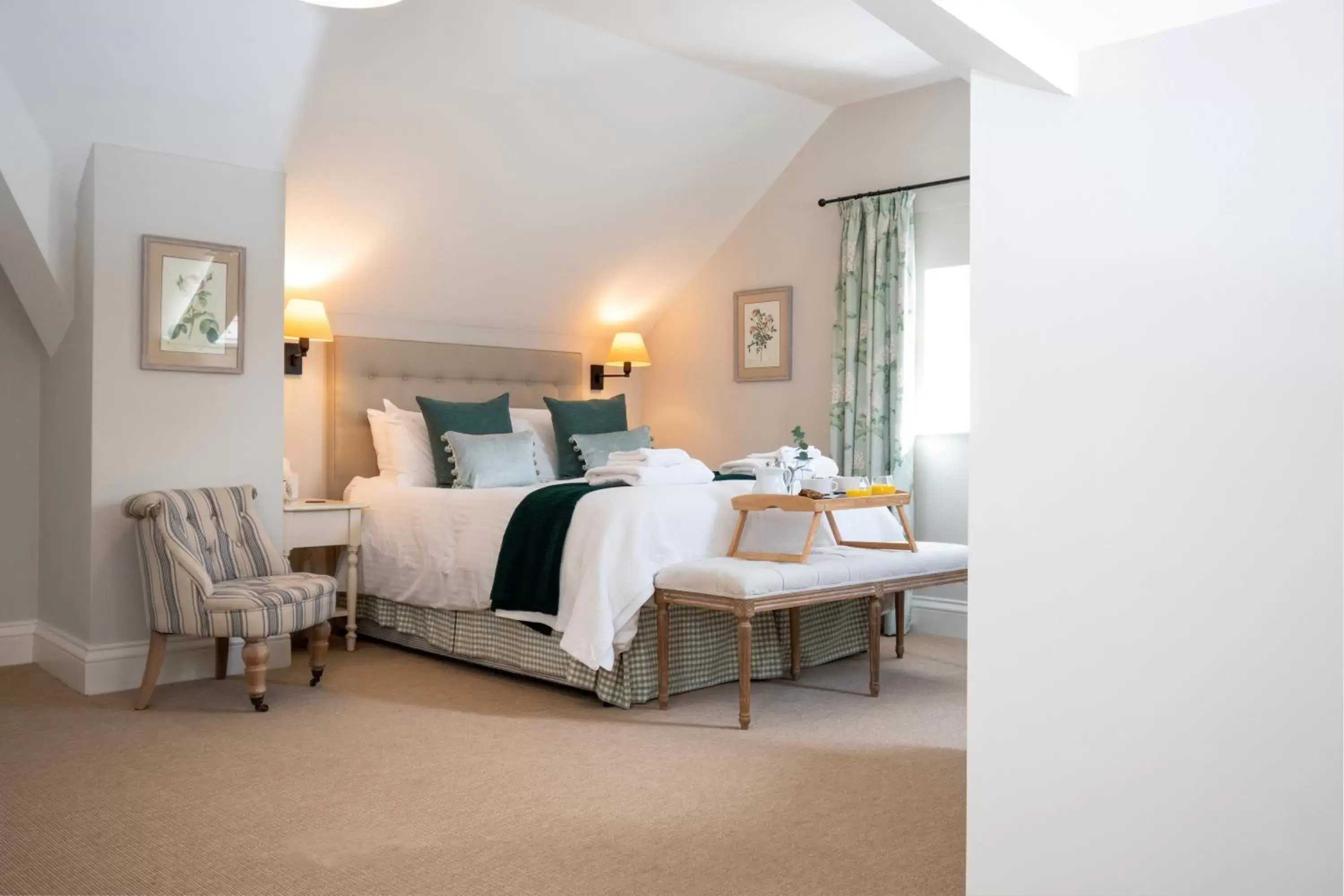 Superior King Room in The Farmhouse at Bodnant Welsh Food Superior King Room in The Farmhouse at Bodnant Welsh Food