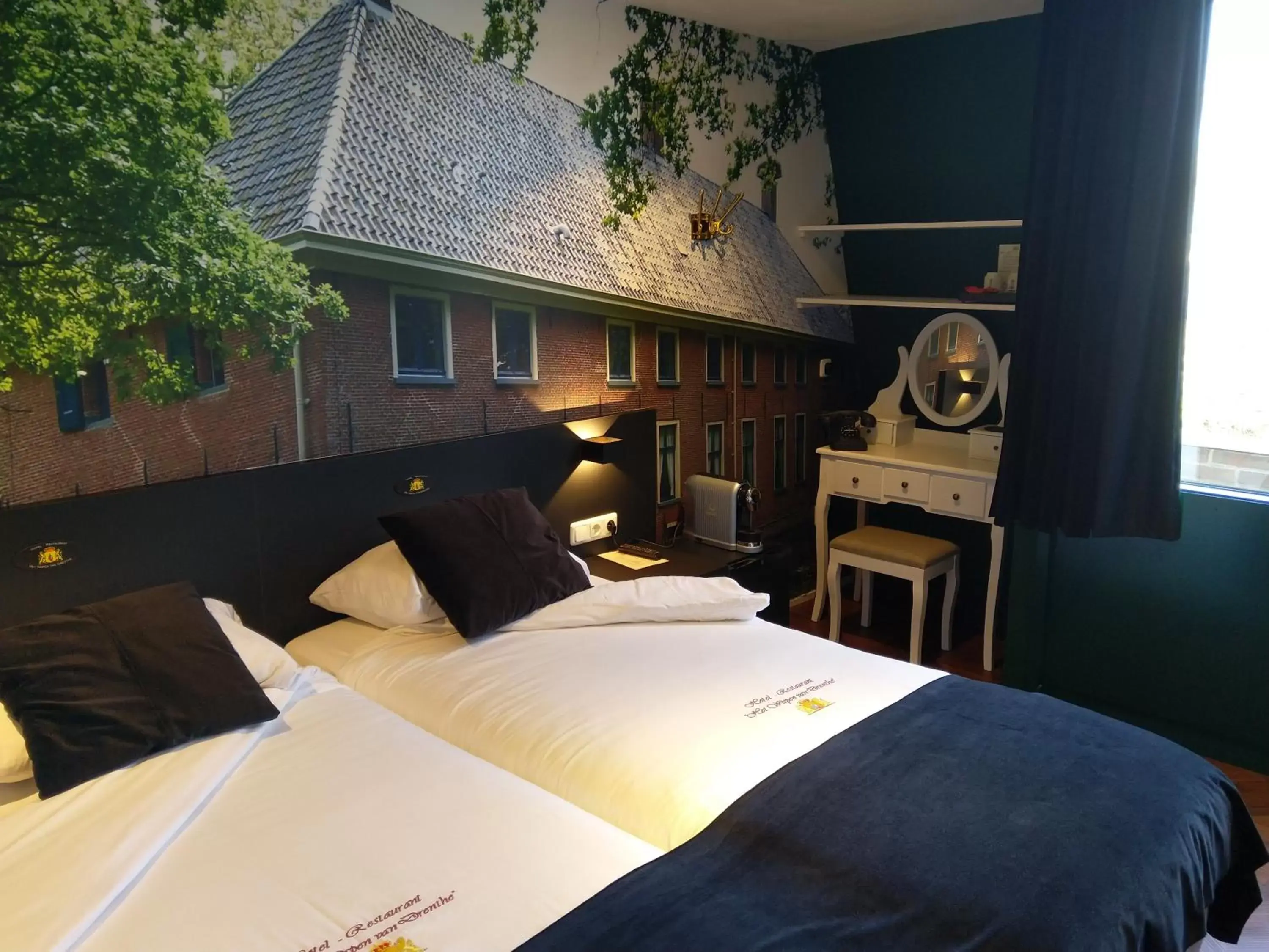 Bed in Hotel Het Wapen van Drenthe