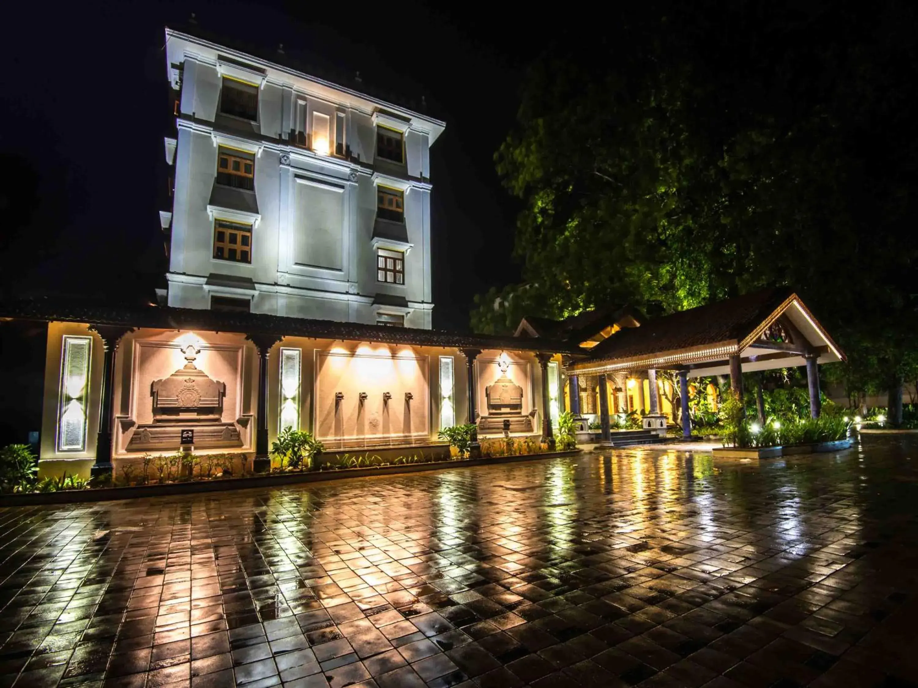 Night, Property Building in Svatma Heritage Hotel