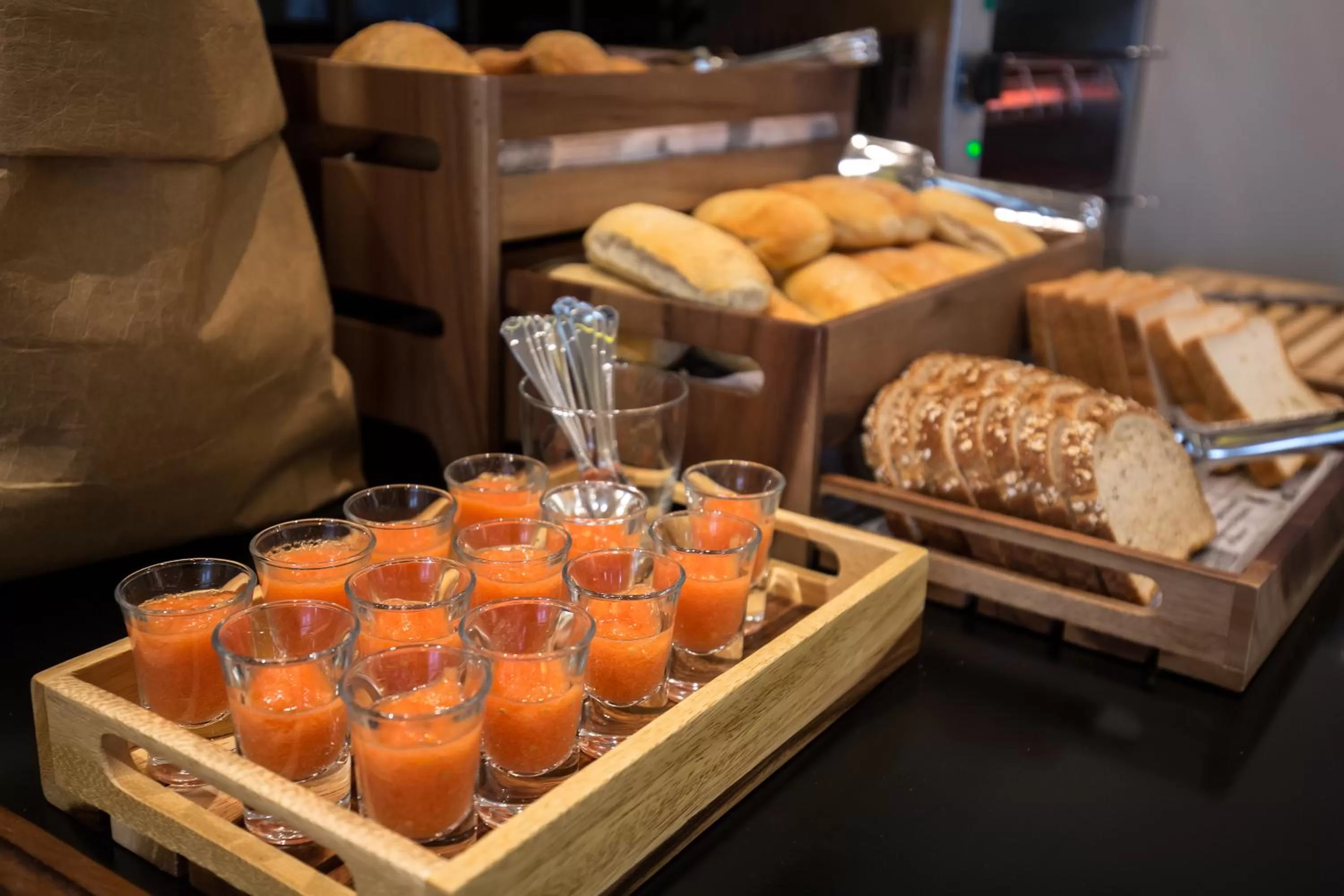 Buffet breakfast in Habitus Hotel Leyre