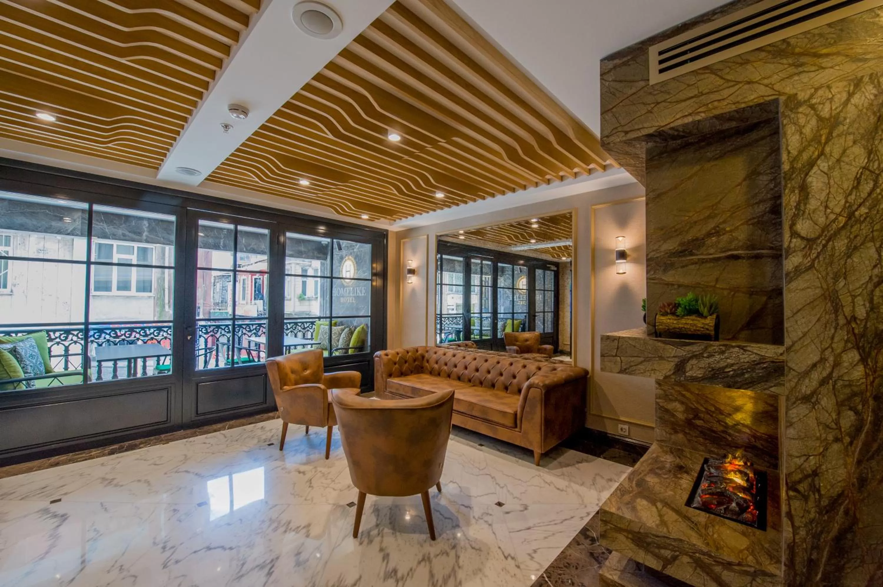 Lobby or reception in Homelike Hotel