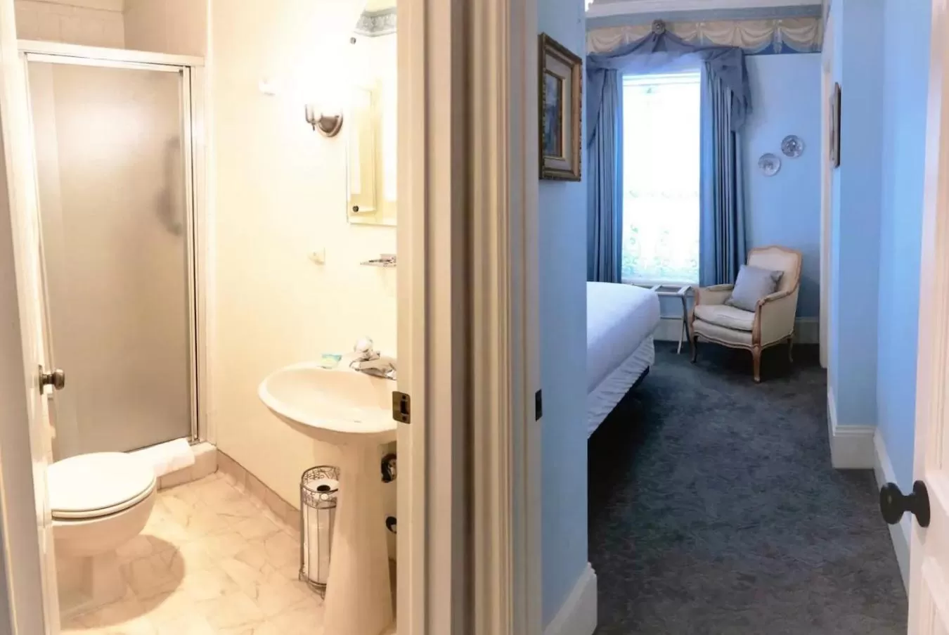 Shower in Heber Senator Bed and Breakfast