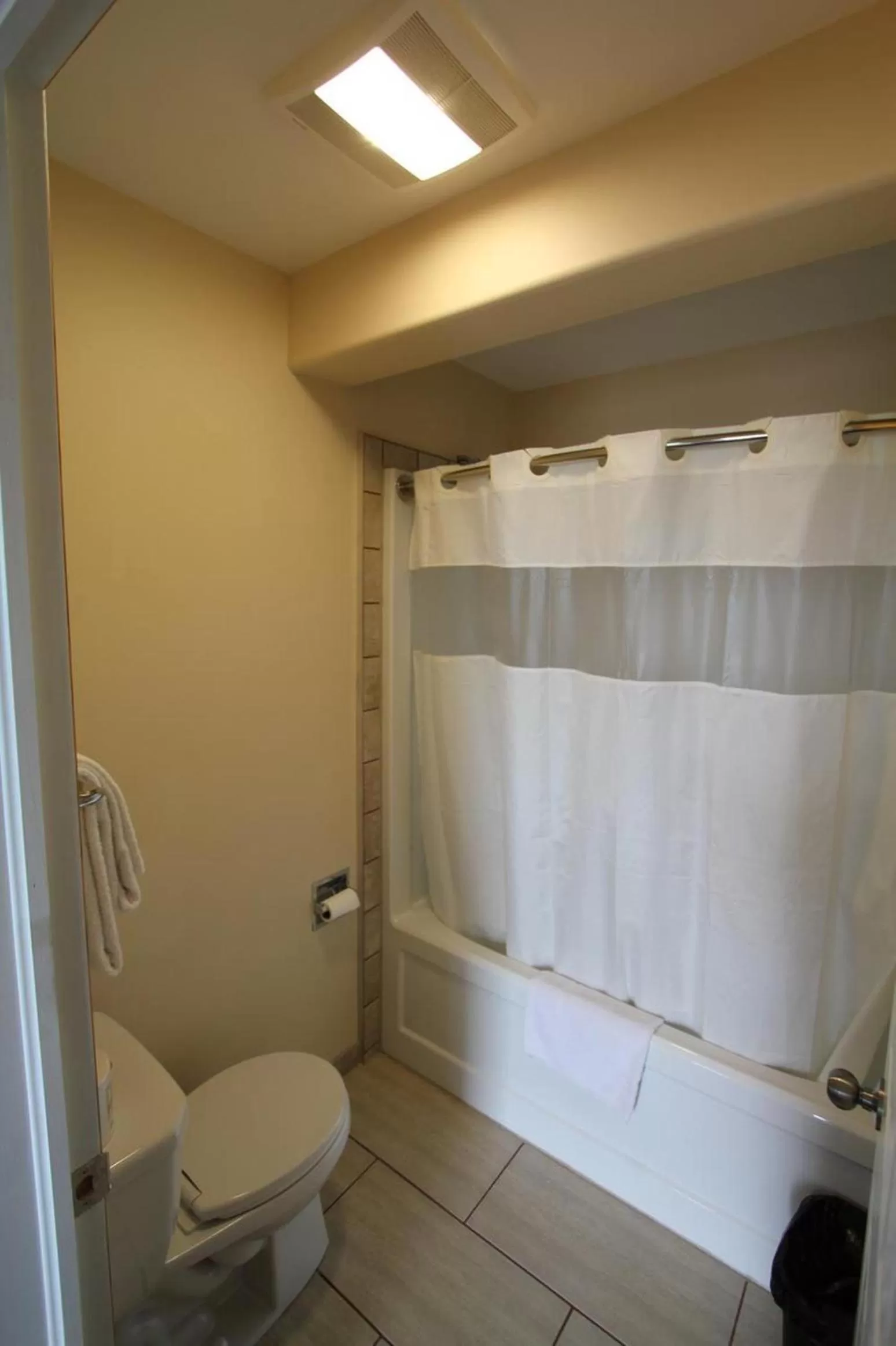 Bathroom in Masterson's Motel