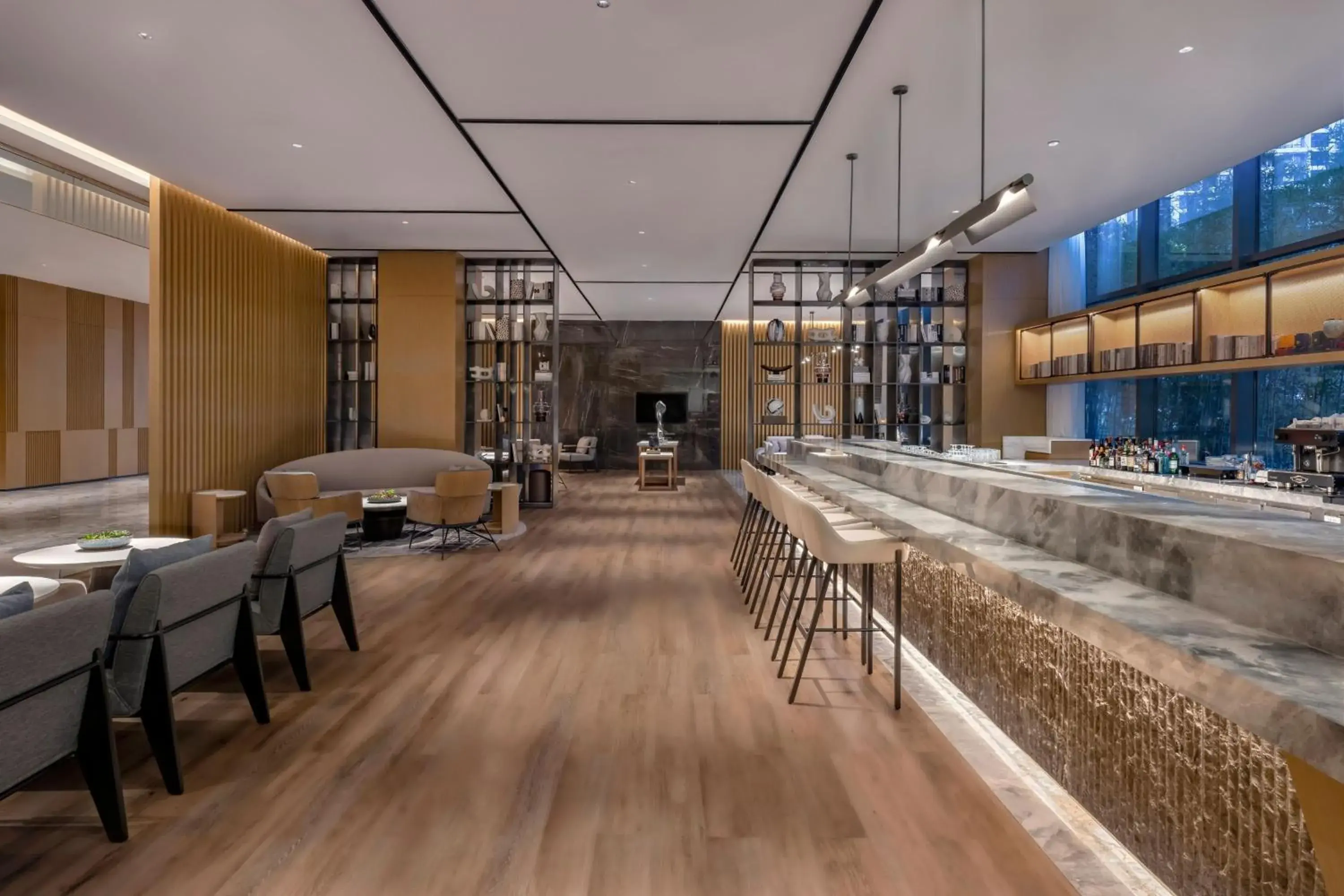 Lounge or bar, Lounge/Bar in Courtyard by Marriott Foshan Gaoming