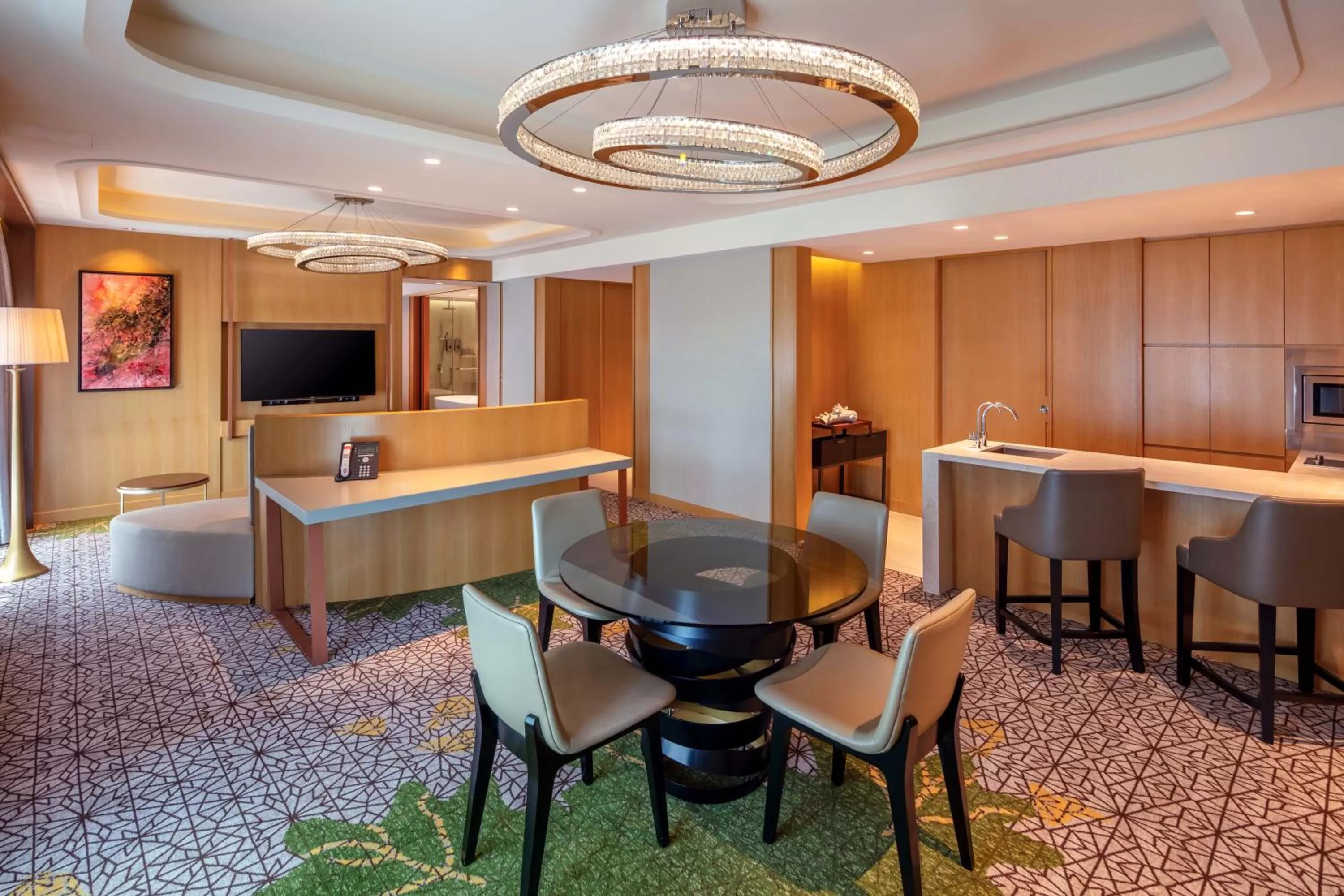 Living room in PARKROYAL on Beach Road, Singapore