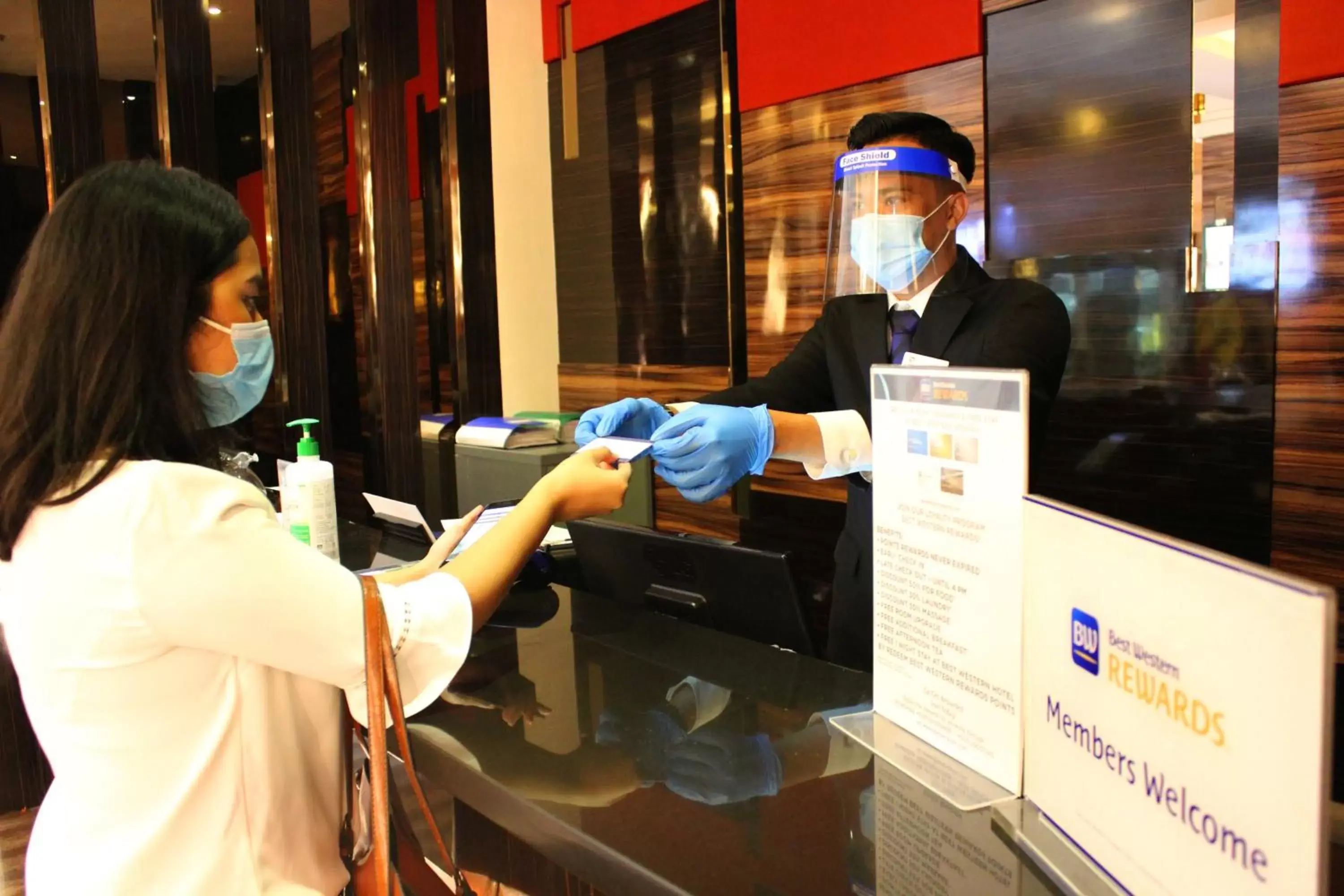 Lobby or reception in Best Western Senayan