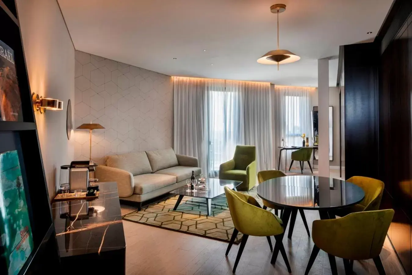 Living room, Seating Area in The Inbal Jerusalem