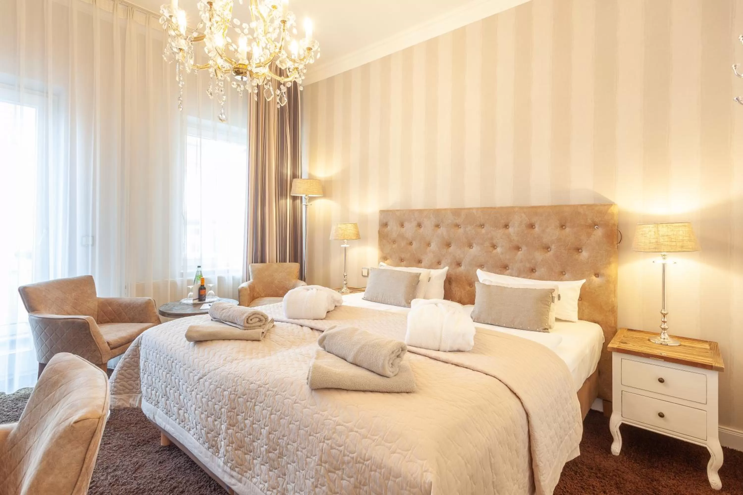 Bed in Hotel Vier Jahreszeiten Binz