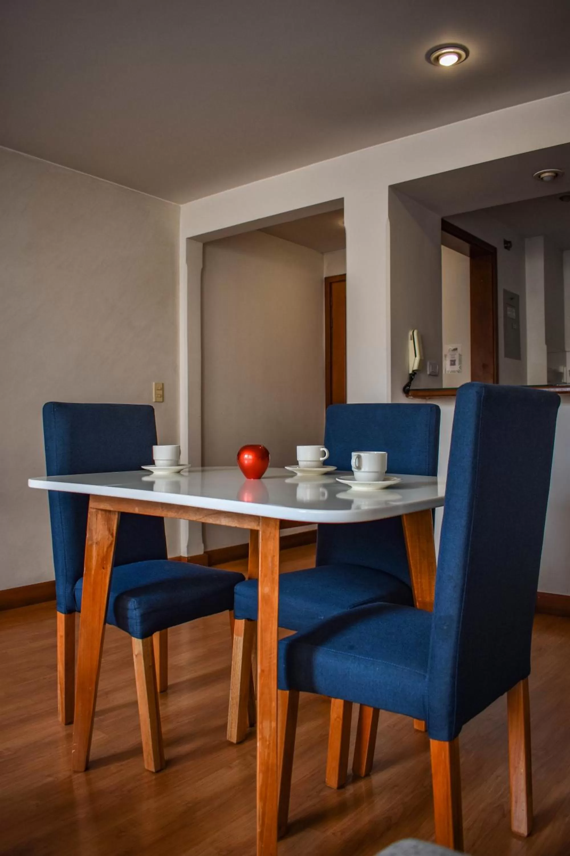 Dining area in Cora 96 Street Apartments