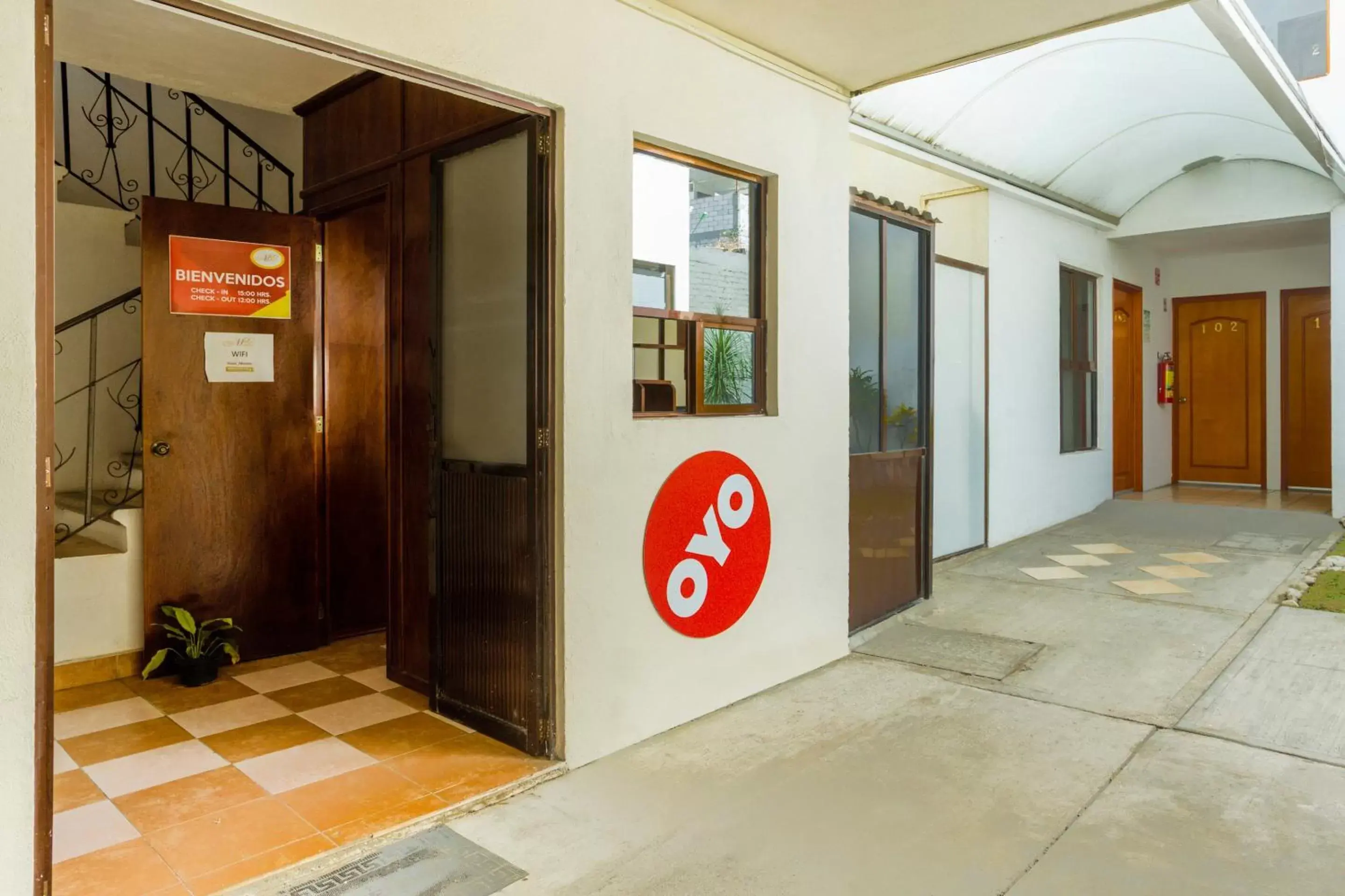 Lobby or reception in OYO Hotel Montes, Atlixco Puebla