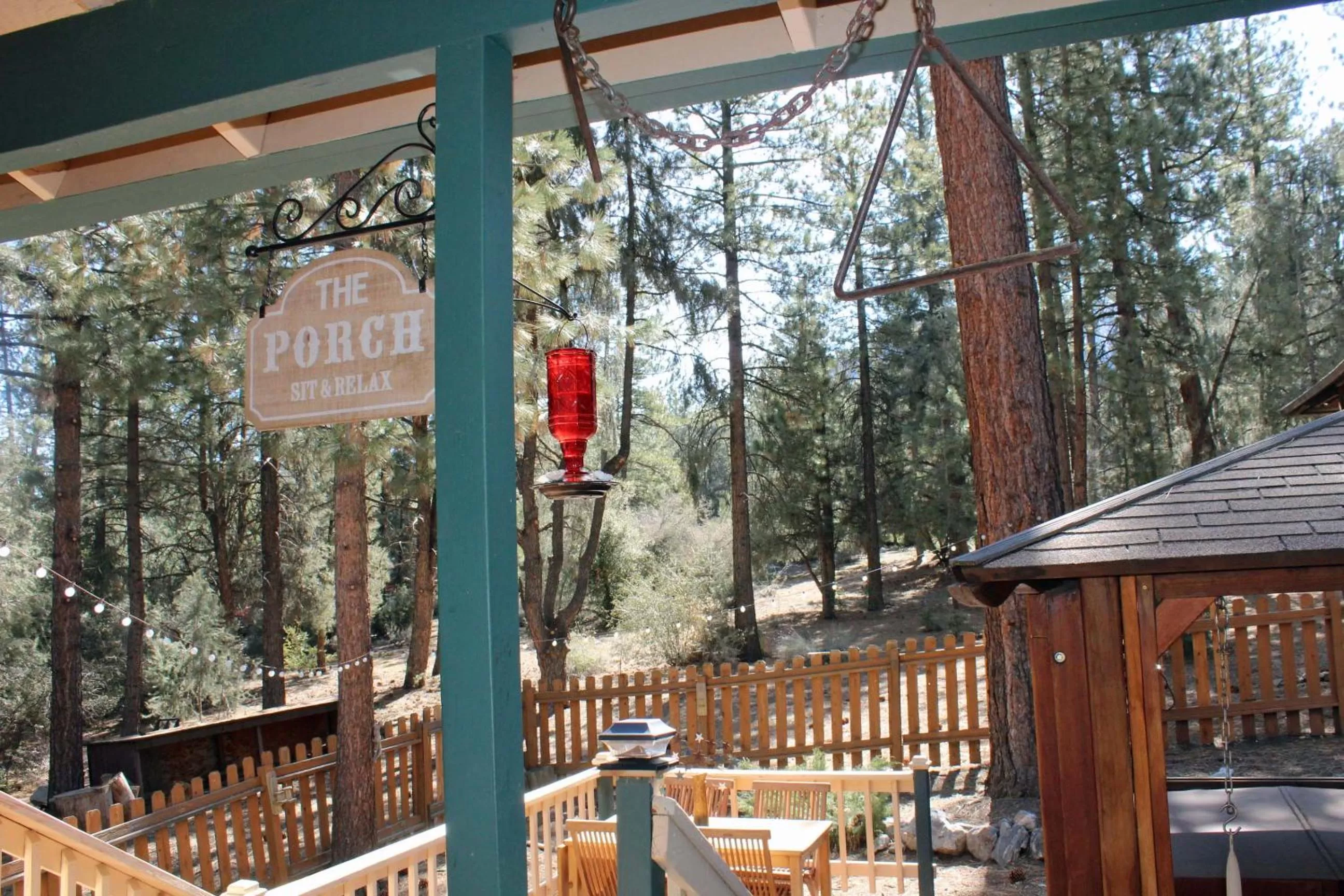 Patio in The Old Bear BnB