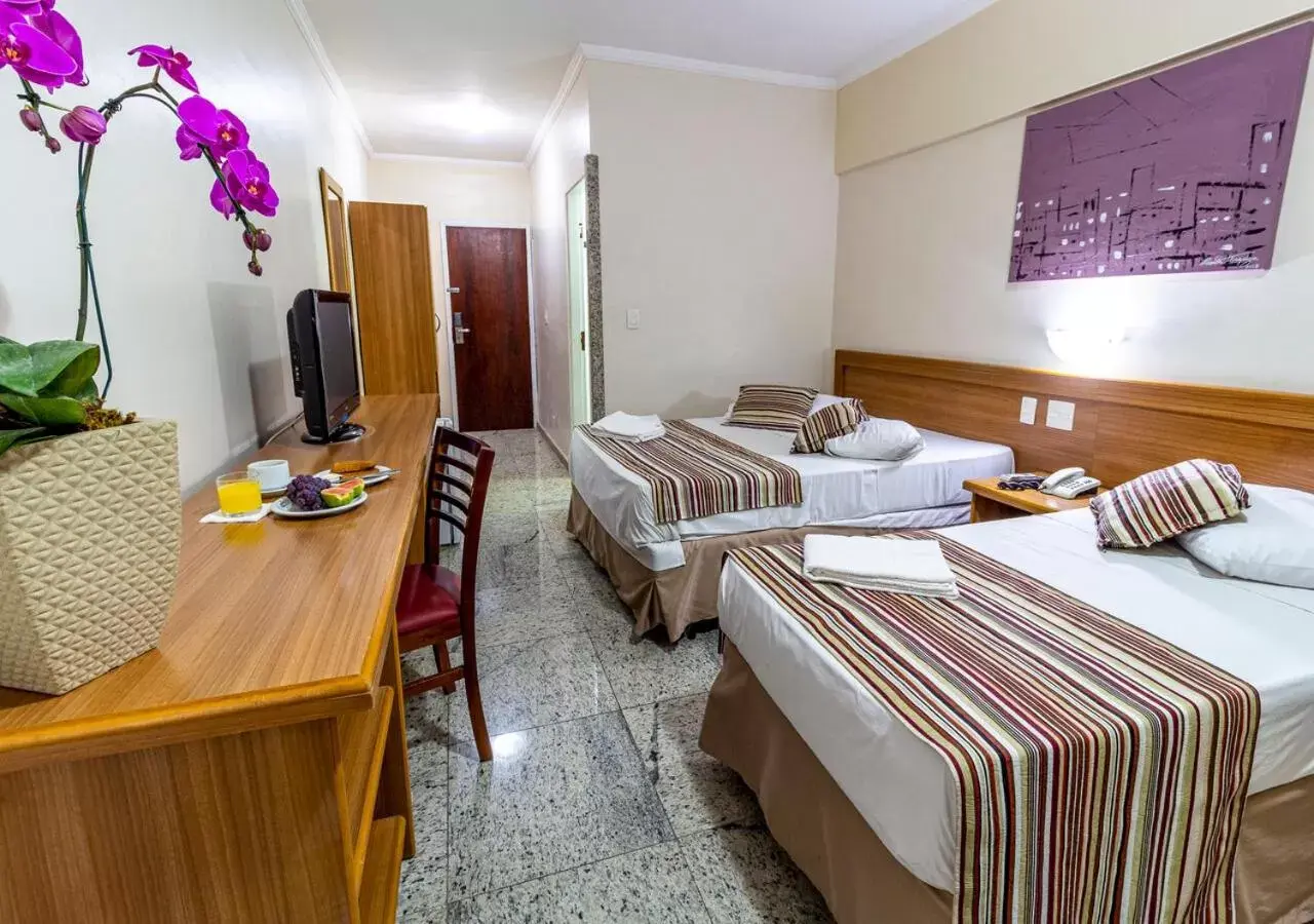 Bedroom, Bed in Nacional Inn Piracicaba