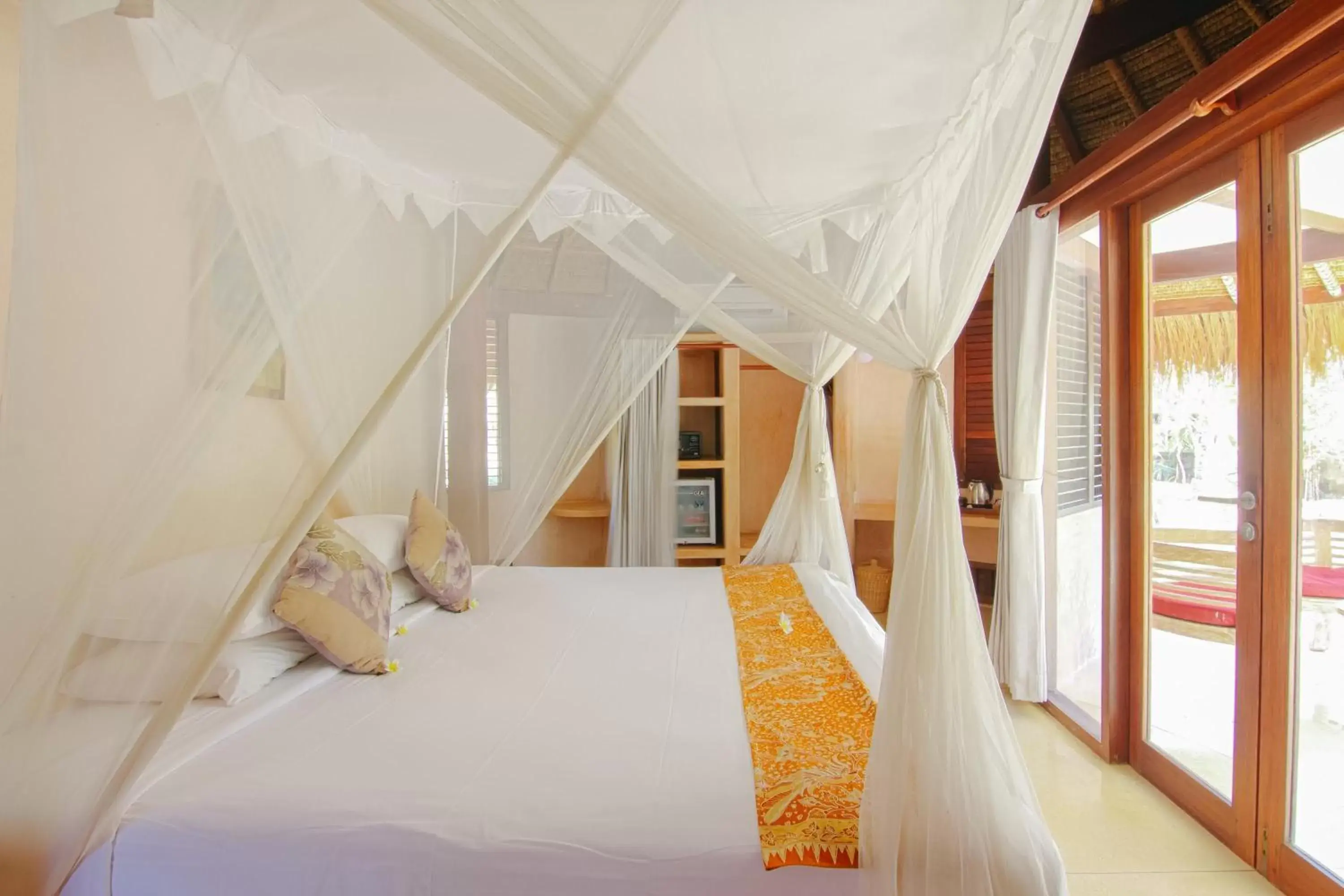 Bed in Le Nusa Beach Club