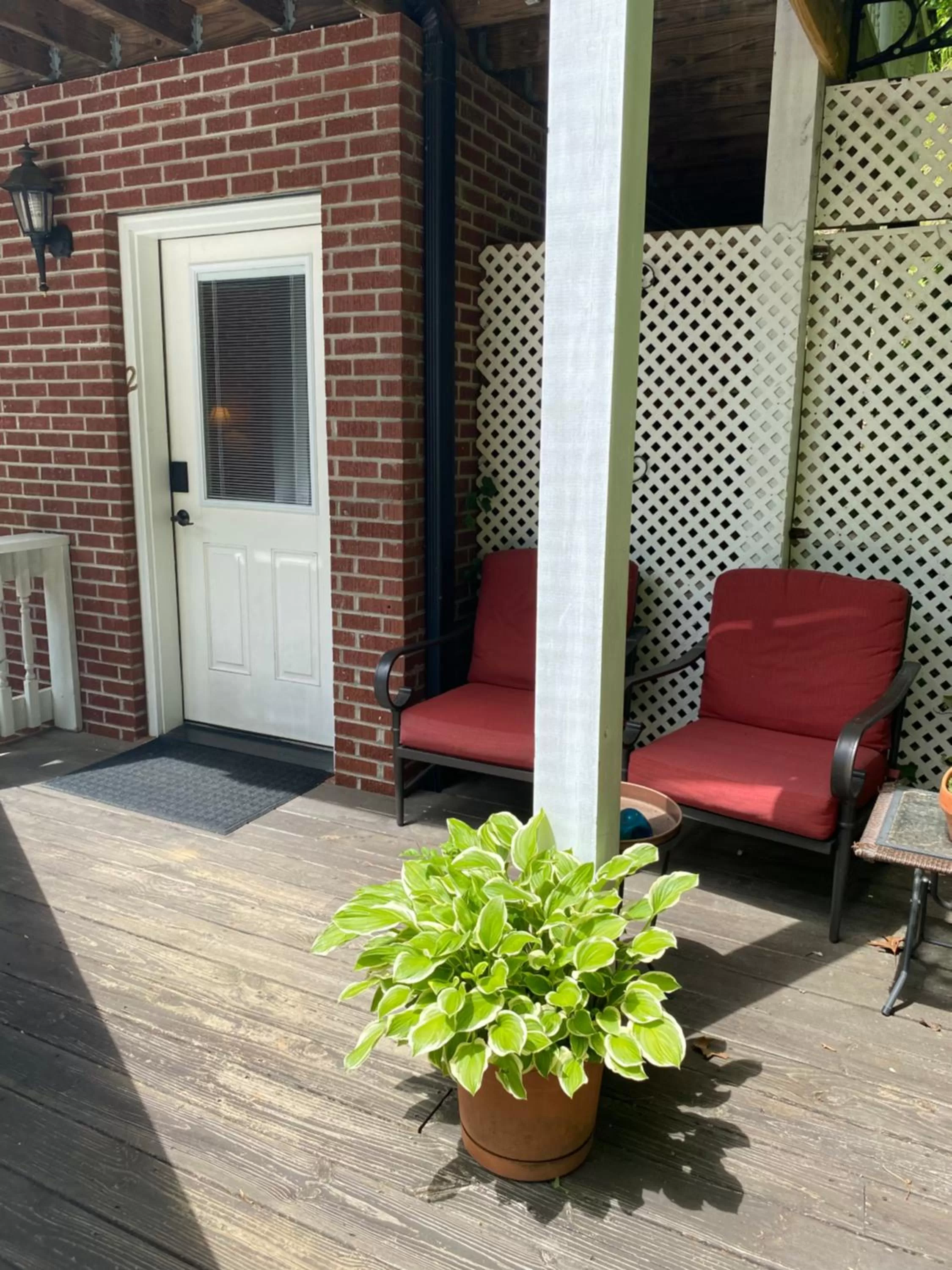 Patio in Grafton Lodge