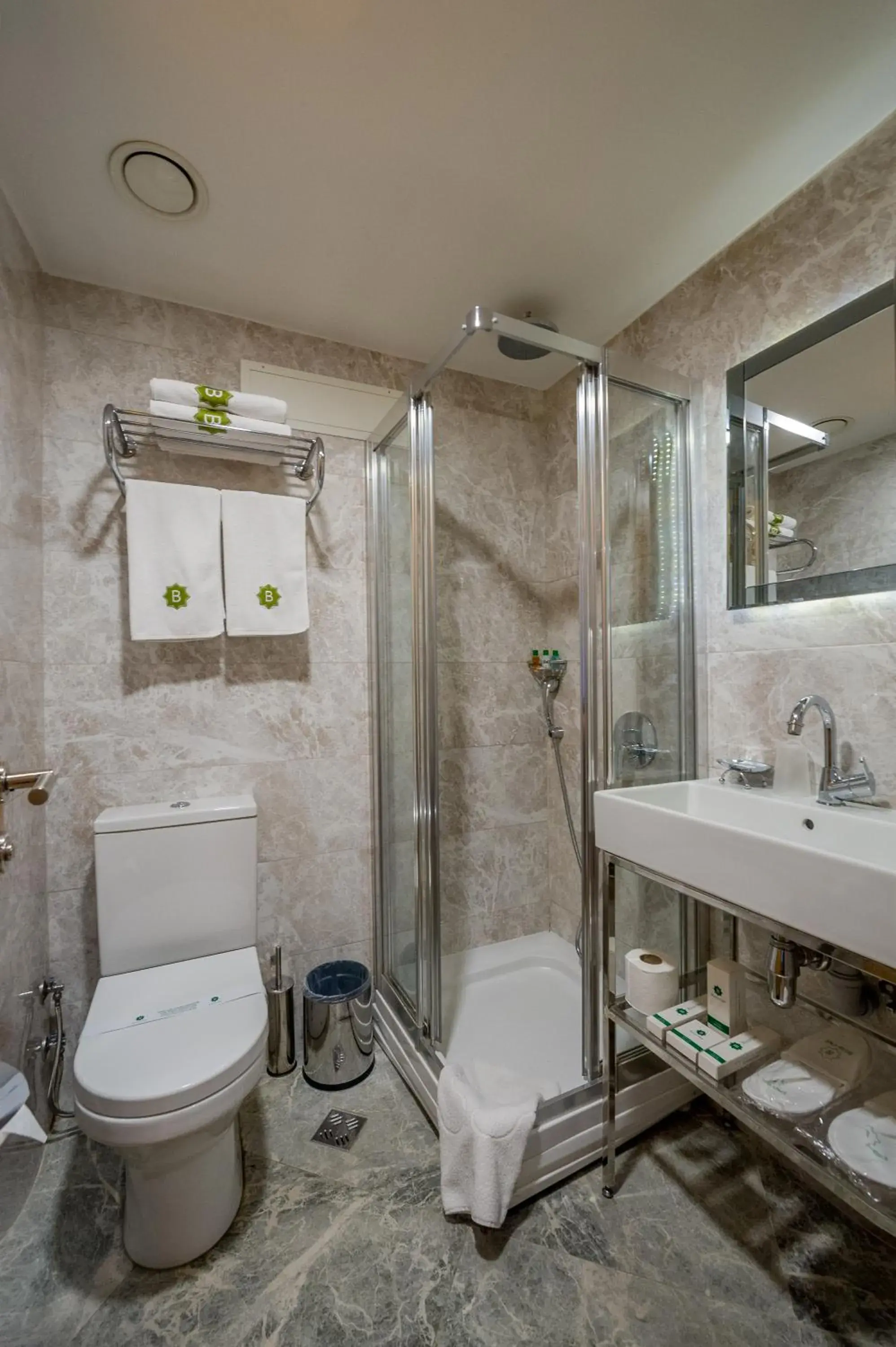 Shower, Bathroom in Bizim Hotel