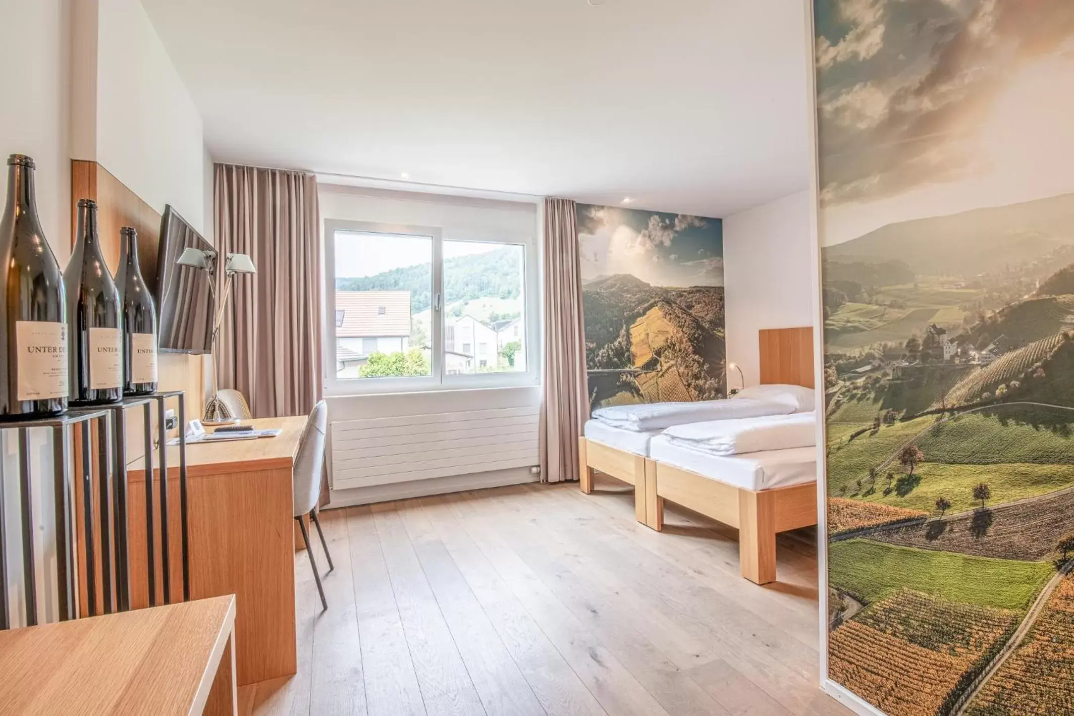 Bedroom in Landhotel Hirschen Swiss Quality