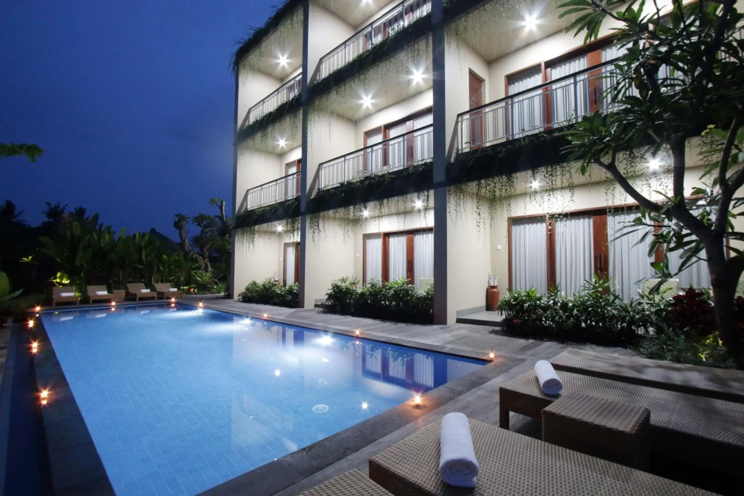 Facade/entrance, Swimming Pool in Byasa Ubud Hotel