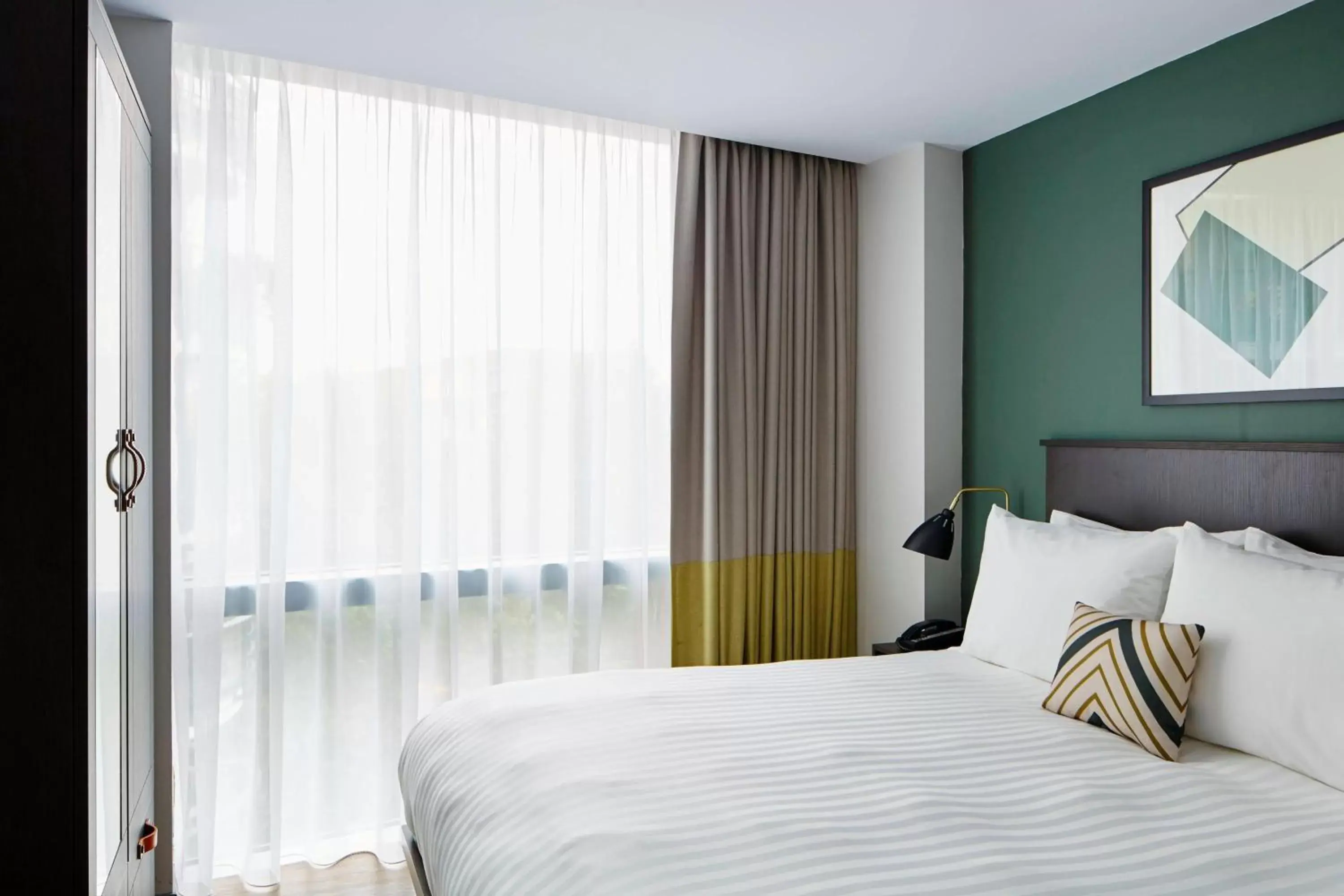 Bedroom, Bed in Residence Inn by Marriott London Kensington