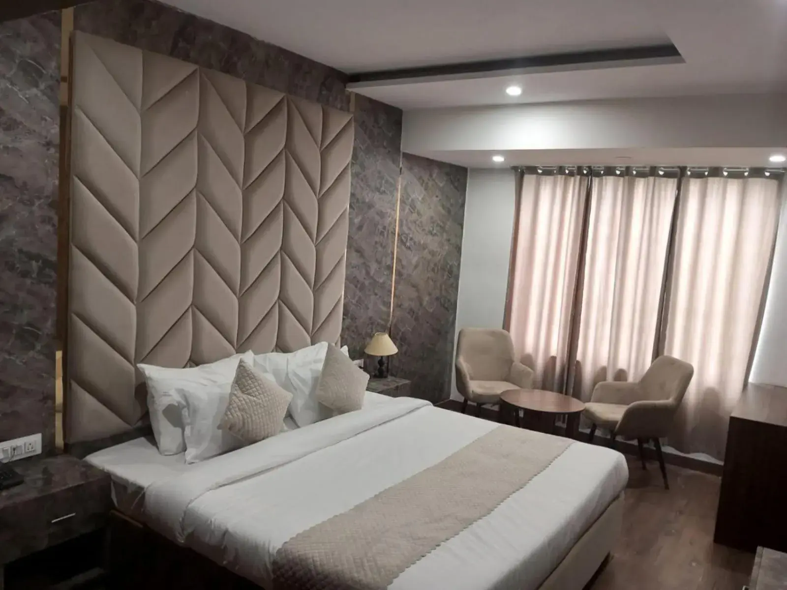 Bed in HOTEL NAT GRAND REGENCY LUDHIANA Punjab INDIA