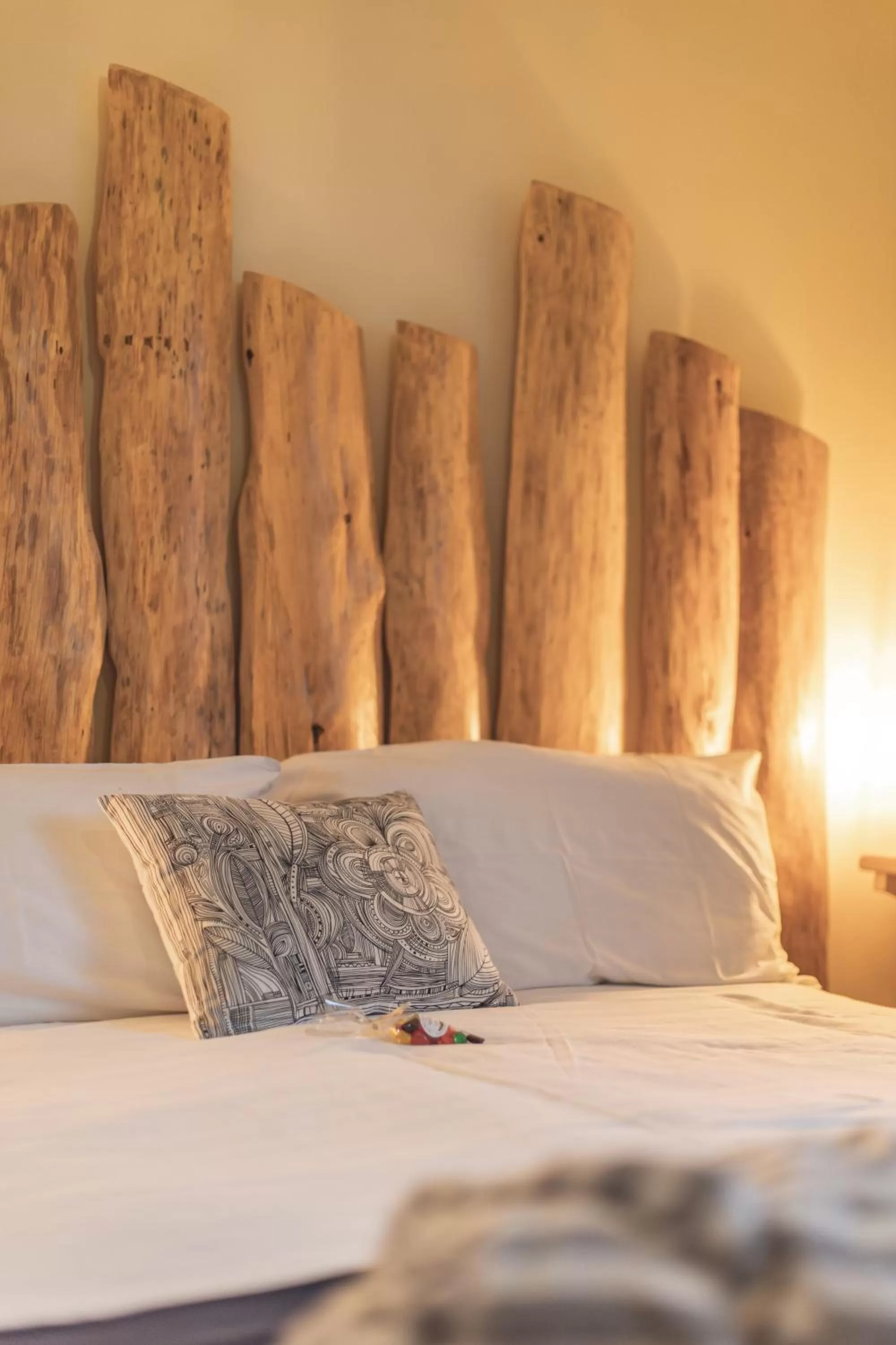 Bed in Chalet Ouréa