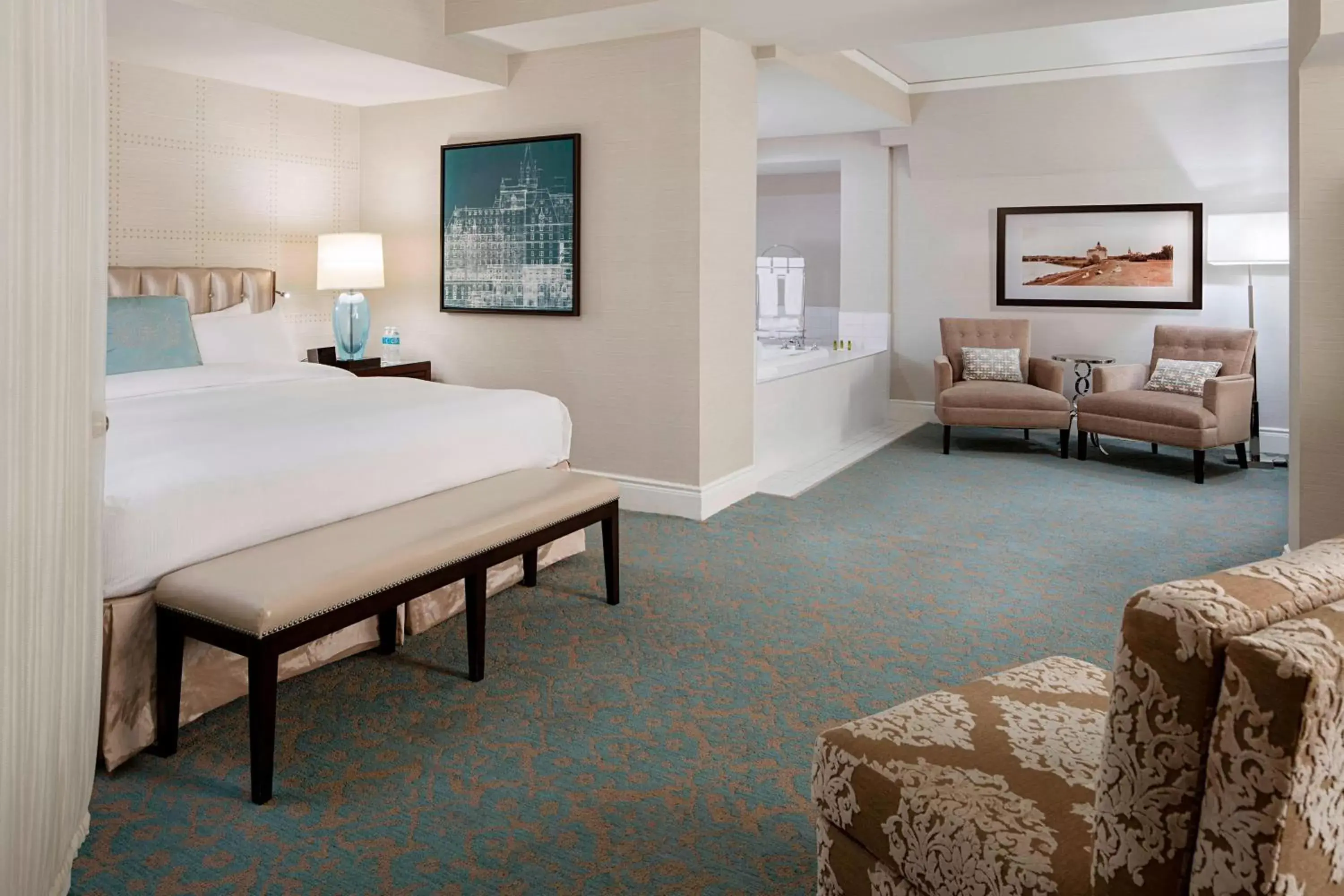 Swimming pool, Bed in Delta Hotels by Marriott Bessborough