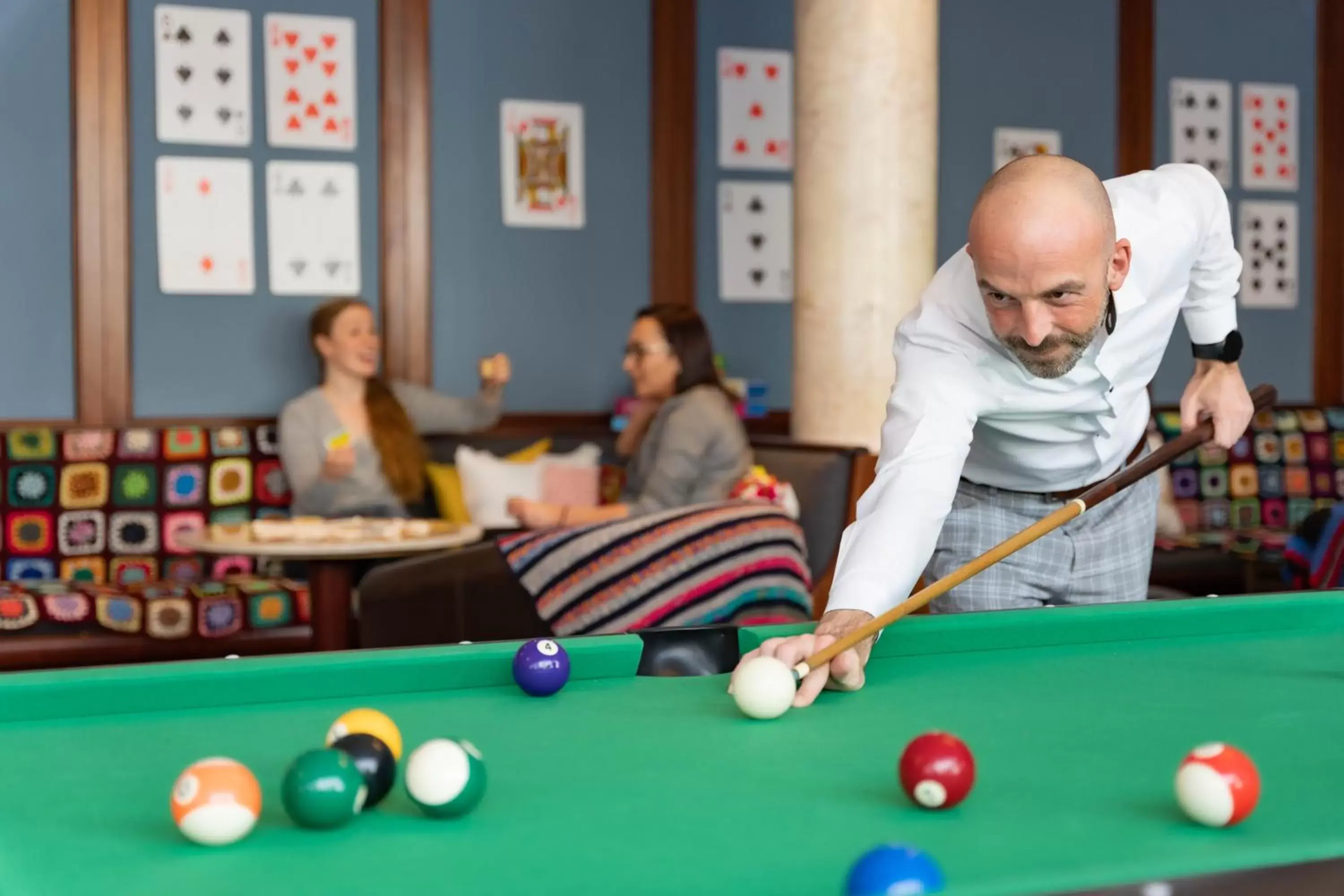 Billiard, Billiards in Hotel bei Tante ALMA