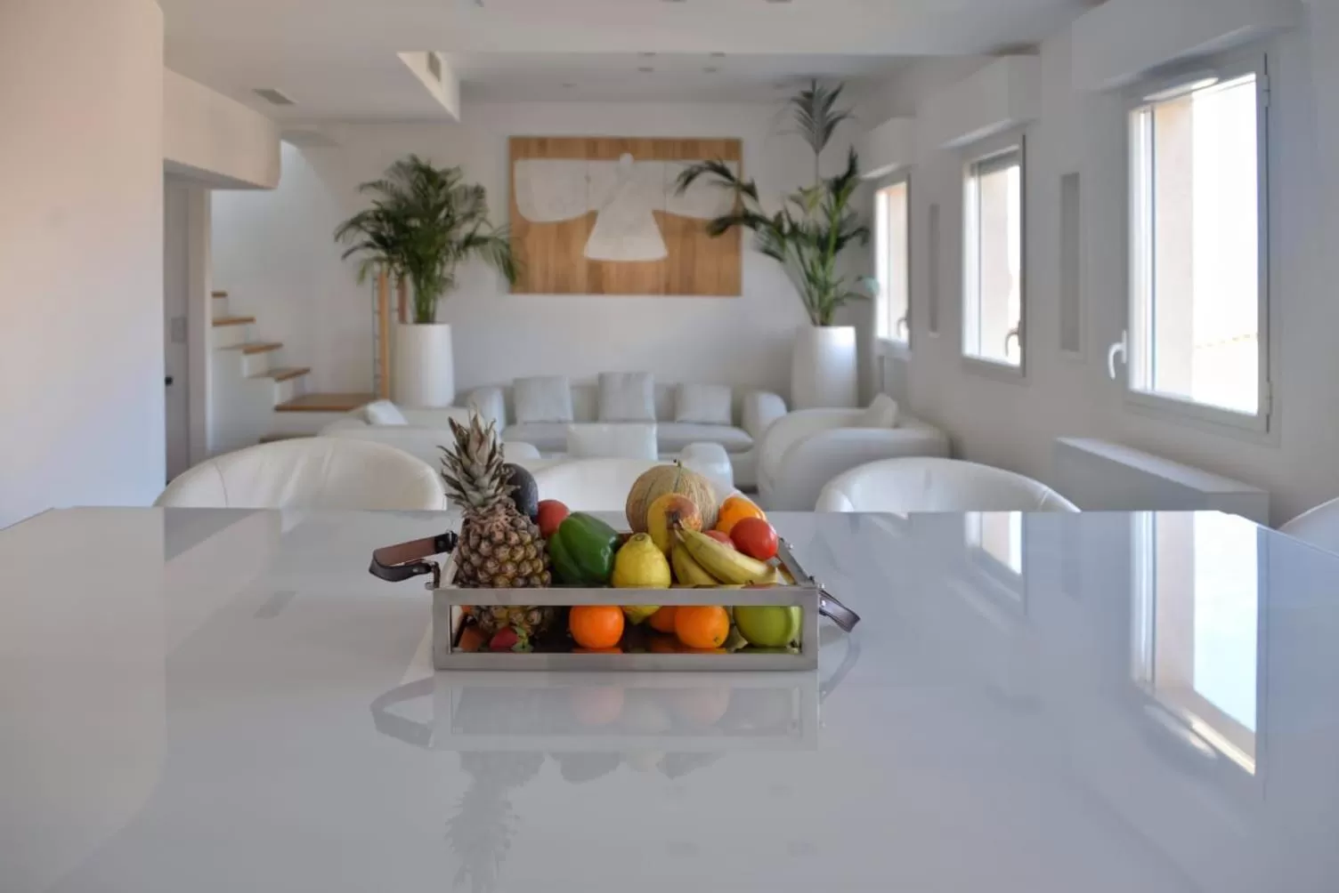 Living room, Bed in Traverse Des Artistes