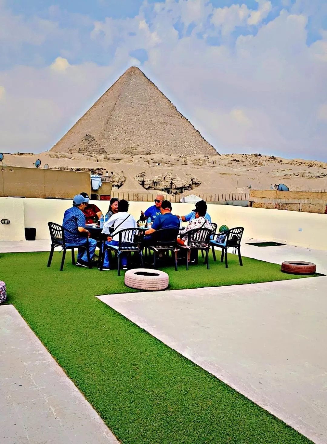 Day in Solima Pyramids View