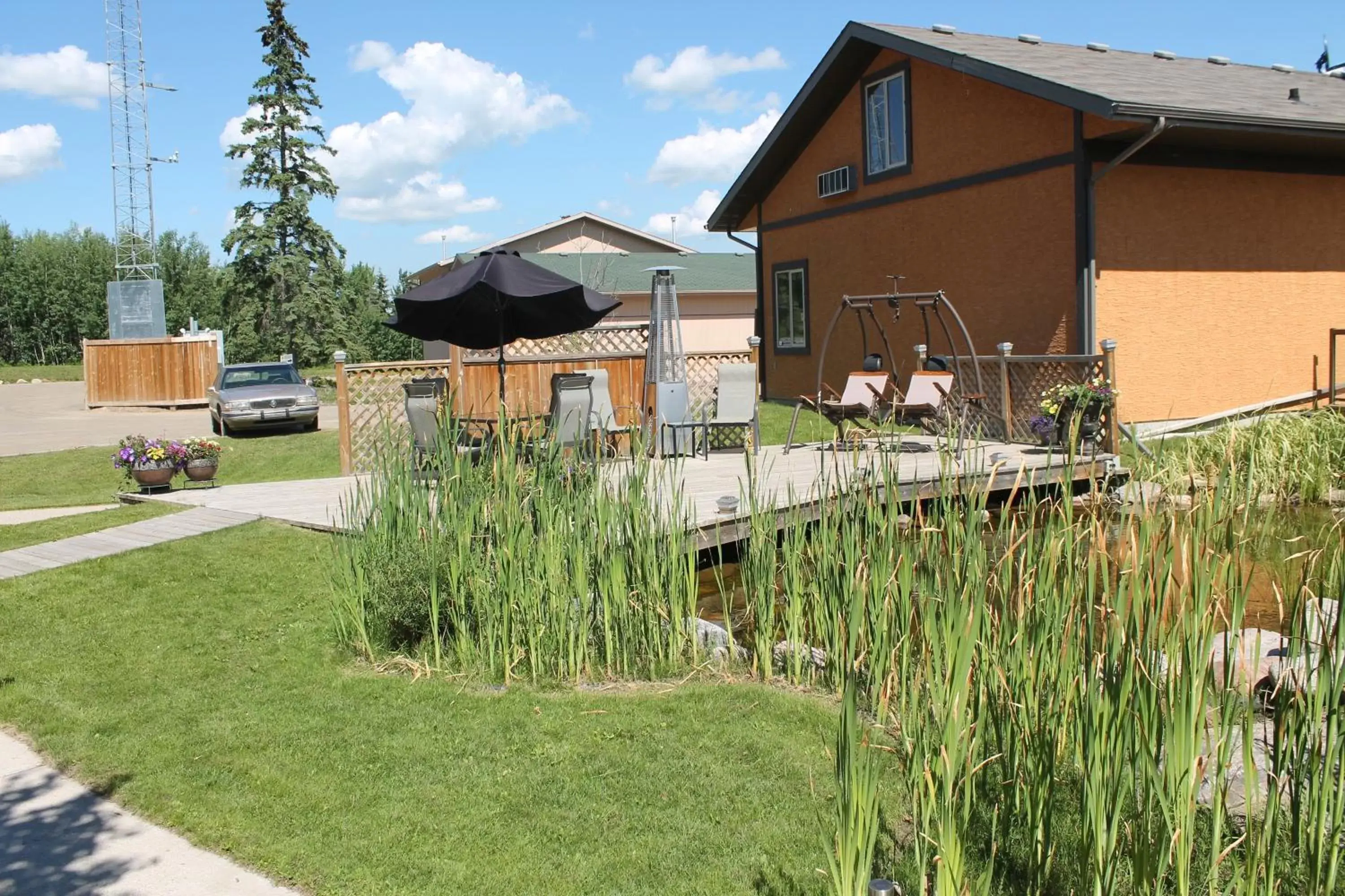 Balcony/Terrace, Property Building in Village Creek Country Inn